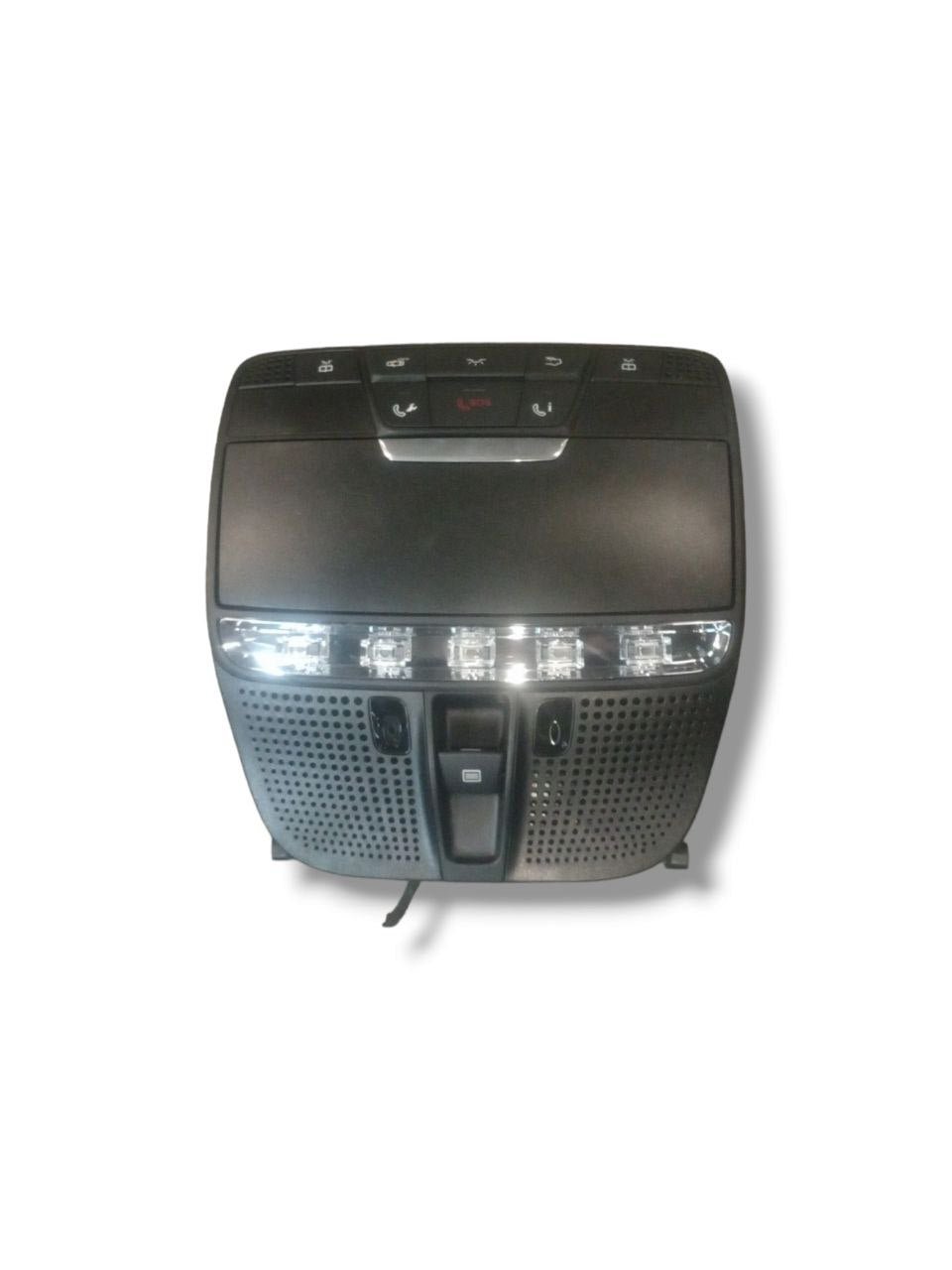 Plafoniera Nera Luce interna Abitacolo con Pulsante Tetto apribile anteriore Mercedes Classe C W205 (2017) cod: A0008275323