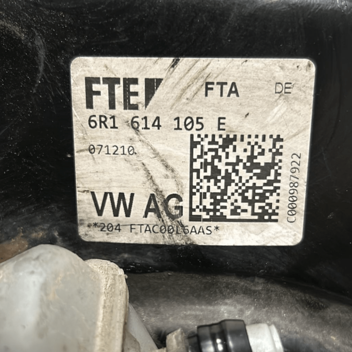 Pompa Servofreno Audi A1 1.6 Diesel cod:6R1614105E (2010 > 2017)