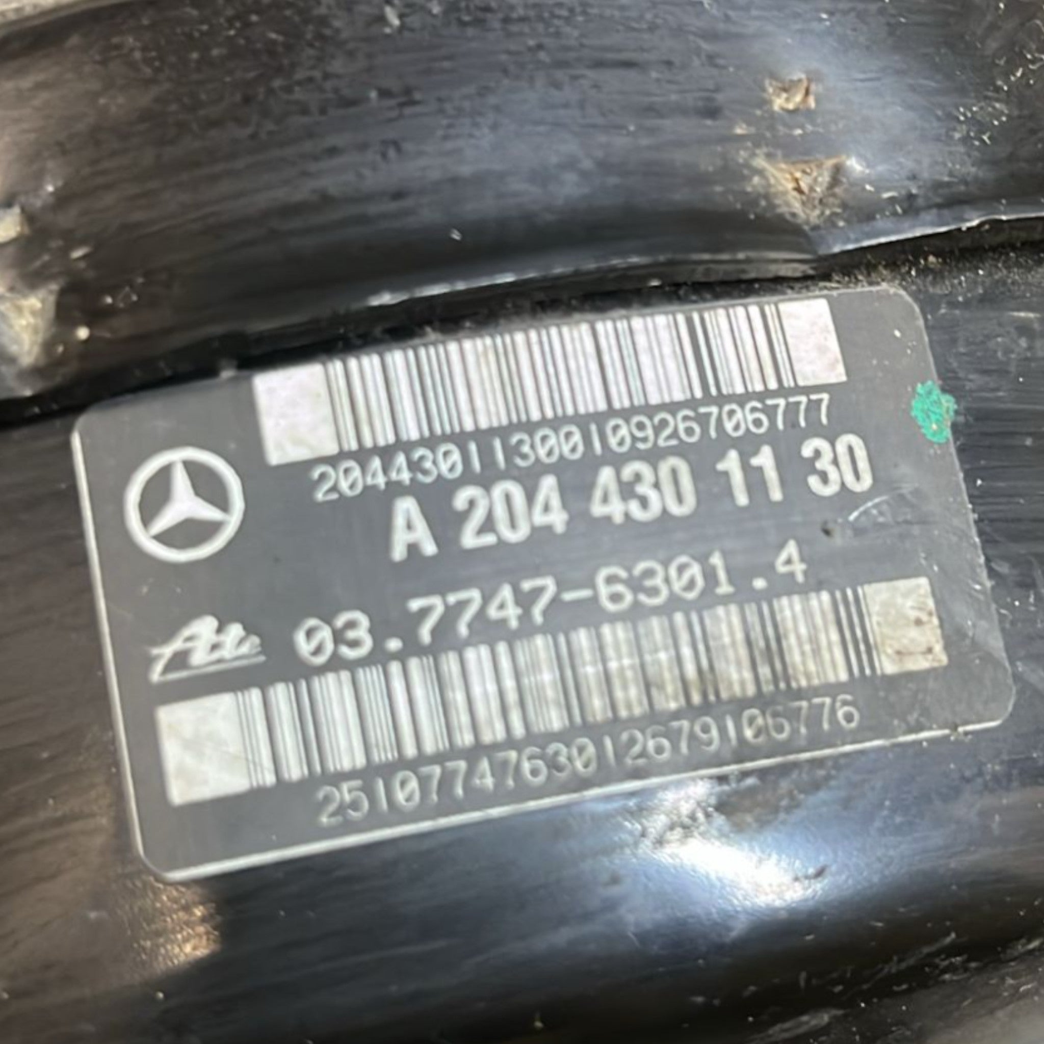 Pompa Servofreno Mercedes Benz Classe C (W204) cod:A2044301130 (2007 >2013)