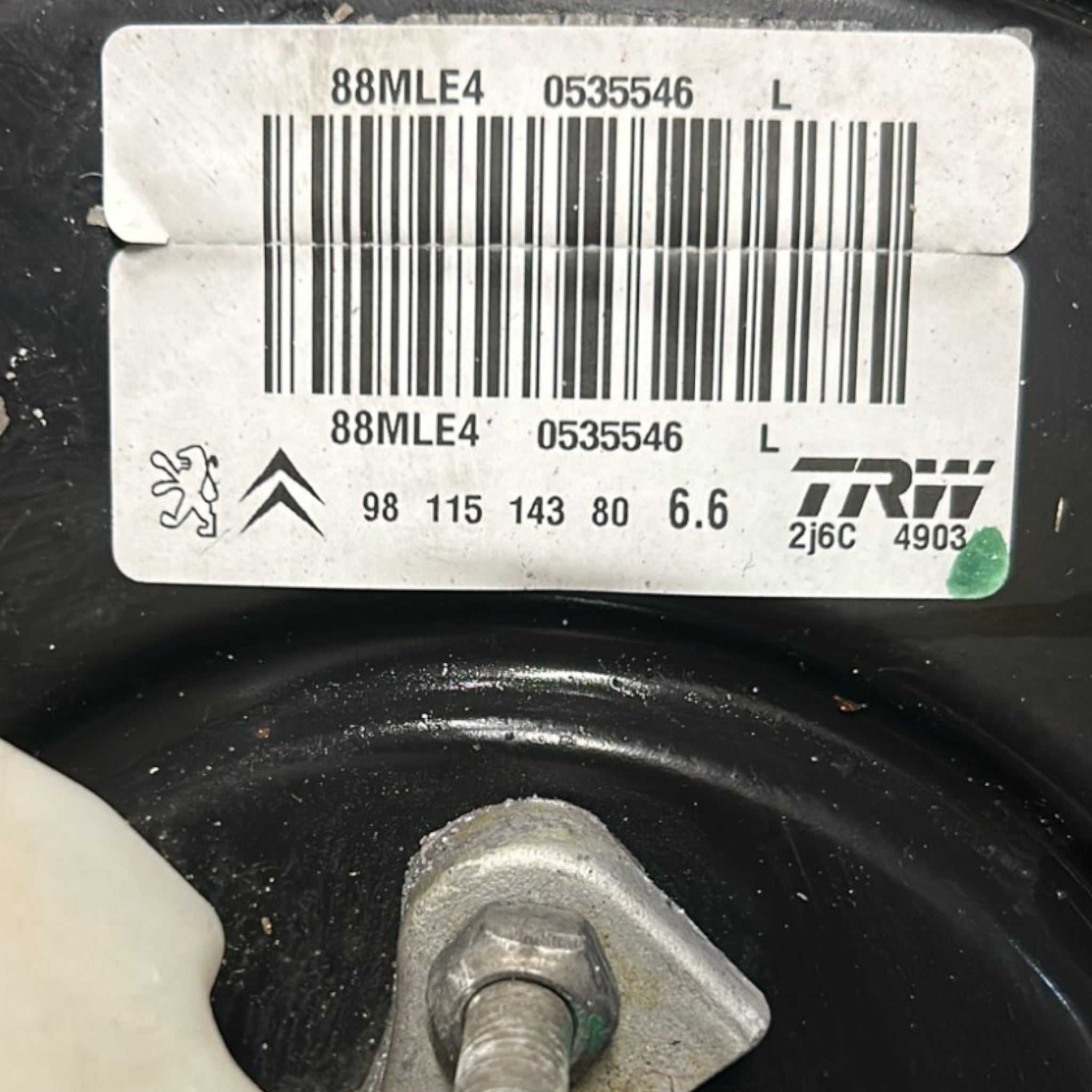 Pompa Servofreno Peugeot 208 1.2 Benzina cod:9811514380 (2012 > 2019)