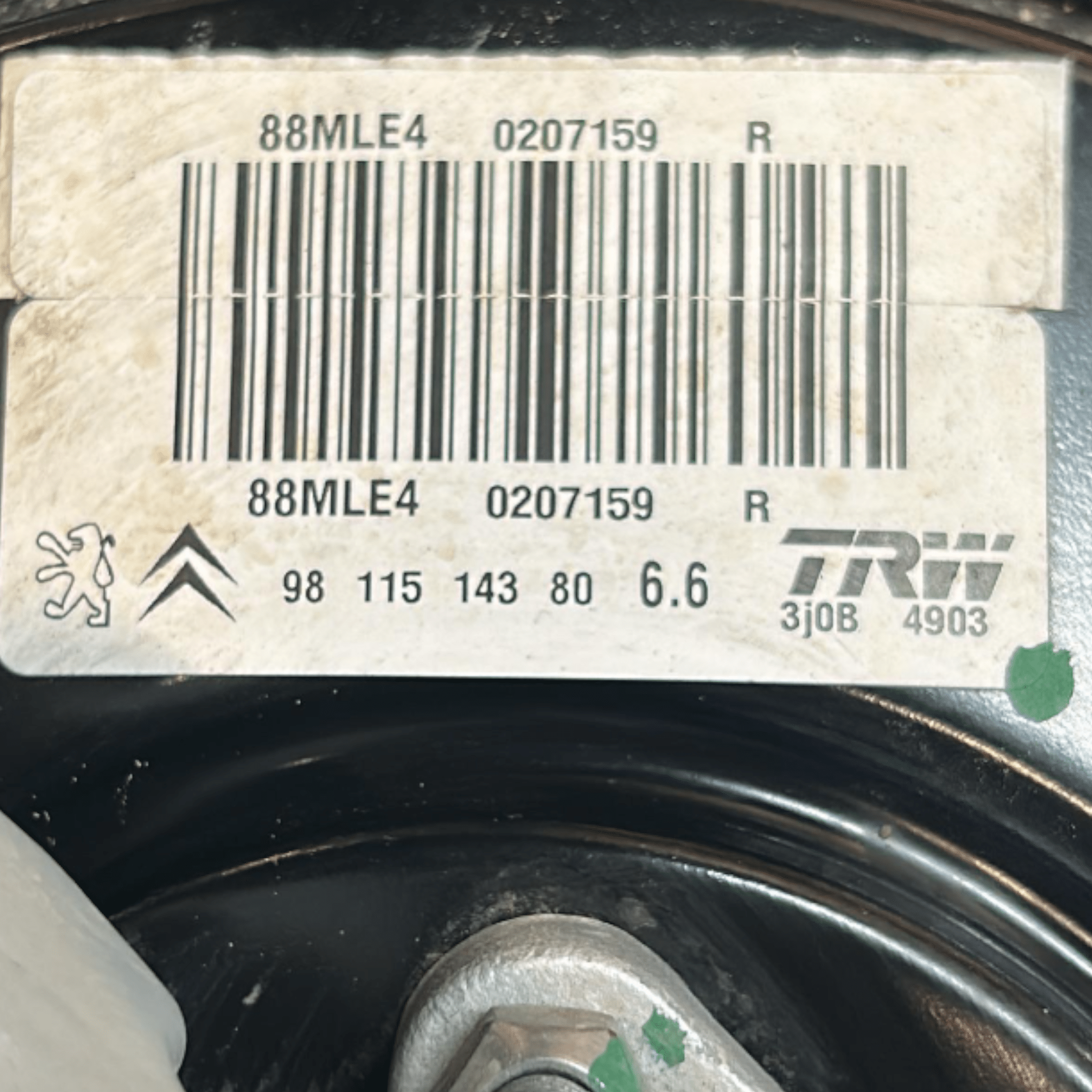 Pompa Servofreno Peugeot 208 I cod.9811514380 1.6 Diesel (2012 > 2019)