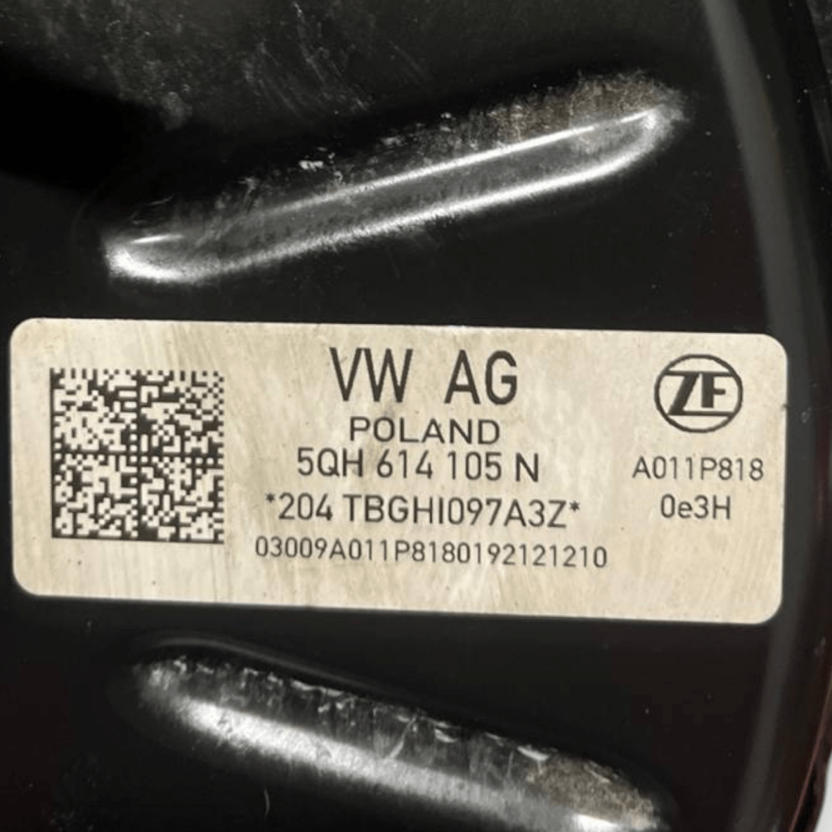 Pompa Servofreno Volkswagen Tiguan AD 2.0 Diesel (2016 al 2024) cod: 5QH614105N