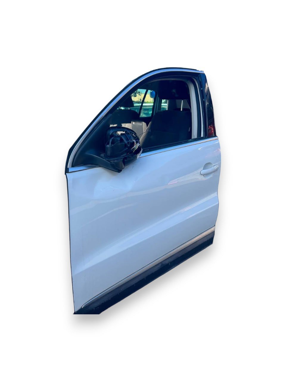Porta / Portiera anteriore sinistra (sx) Volkswagen Tiguan 5N (2007 al 2016) Bianca