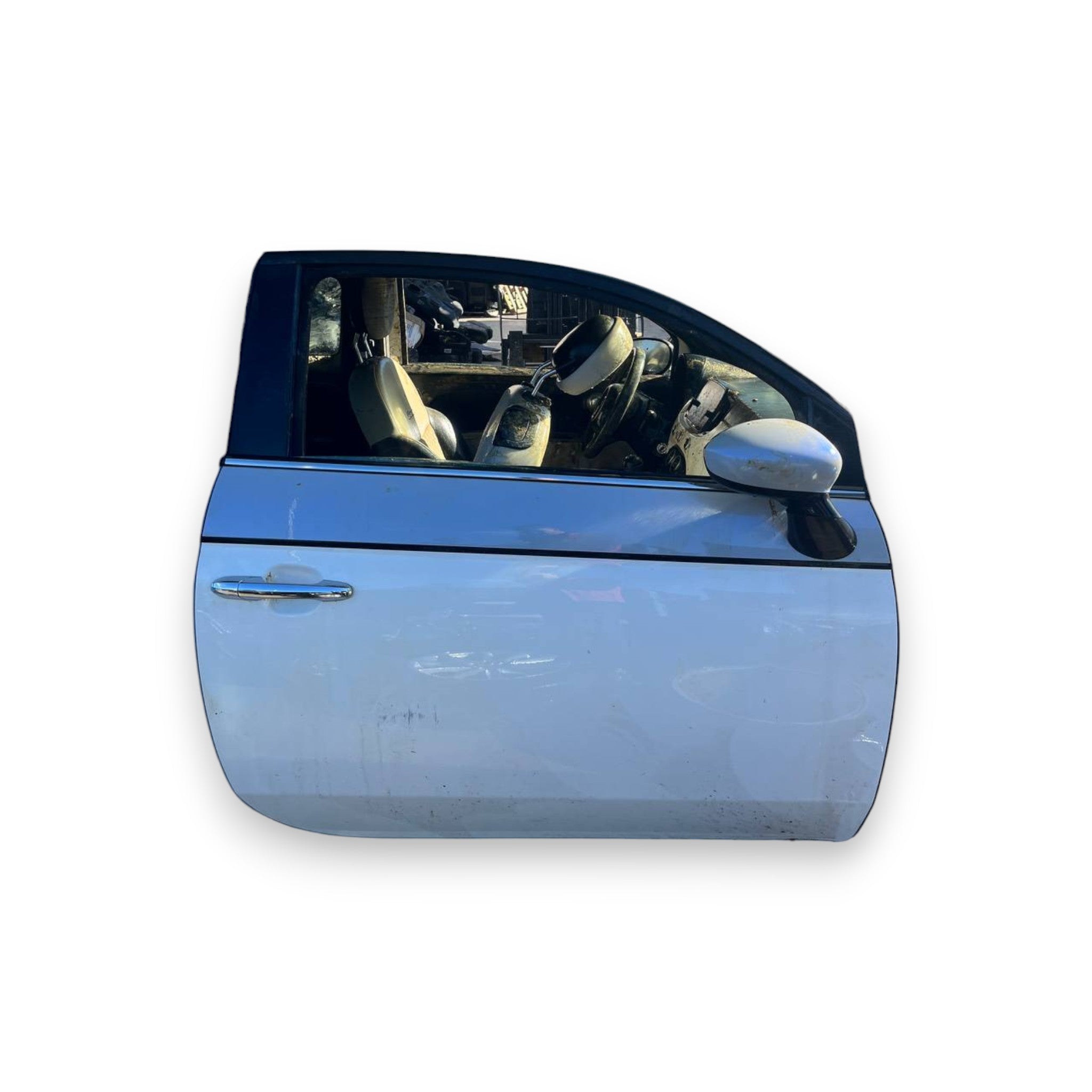 Porta / Portiera / Sportello anteriore destra (dx) Fiat 500 3 Porte (2007>) Bianca