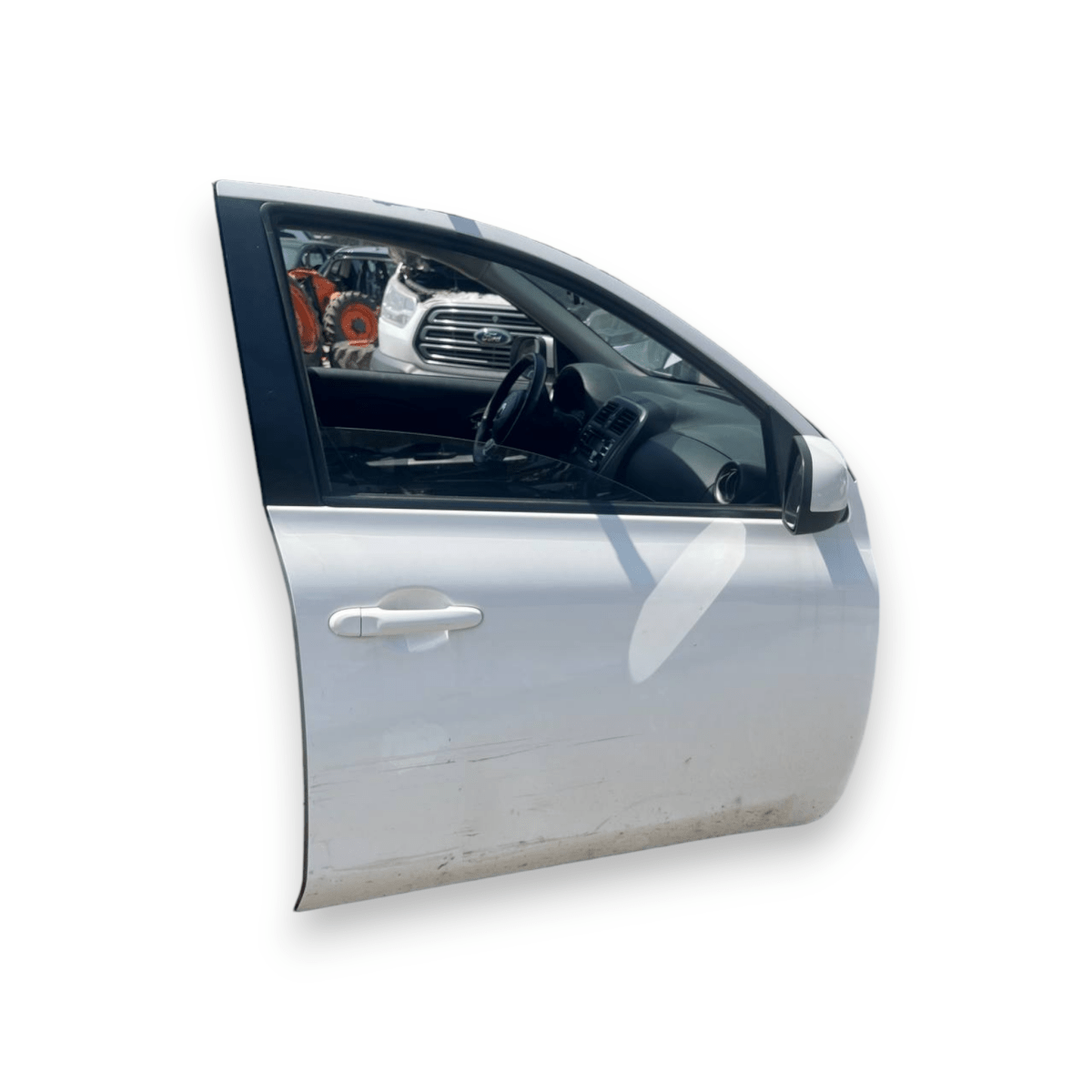 Porta / Portiera / Sportello anteriore destro (dx) Bianco Nissan Micra K13 5 Porte (2010 al 2017)