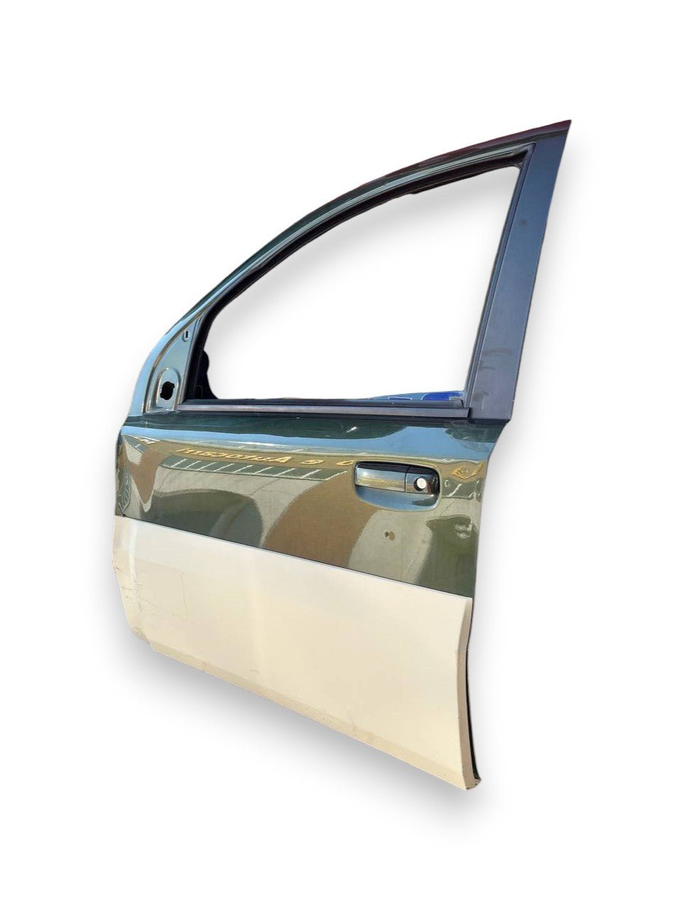 Porta / Portiera / Sportello anteriore sinistra (sx) Verde Ranger Fiat Panda 169 Cross (2009)