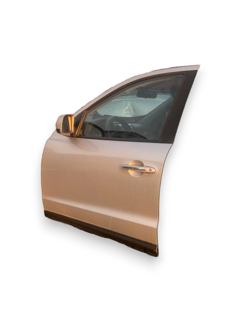 Porta / Portiera / Sportello anteriore sinistro (sx) Argento Platino Hyundai Santa Fe (2011)