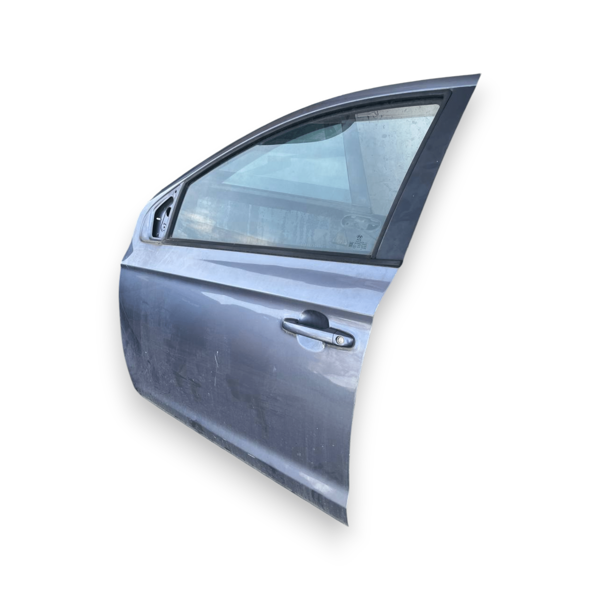 Porta / Portiera / Sportello anteriore sinistro (sx) Grigia Hyundai I20 I (2008 al 2014)