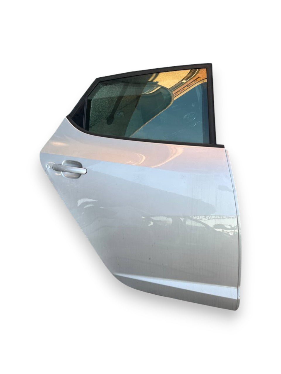 Porta / Portiera / Sportello posteriore destra (dx) Grigia Seat Ibiza (2015 al 2017)