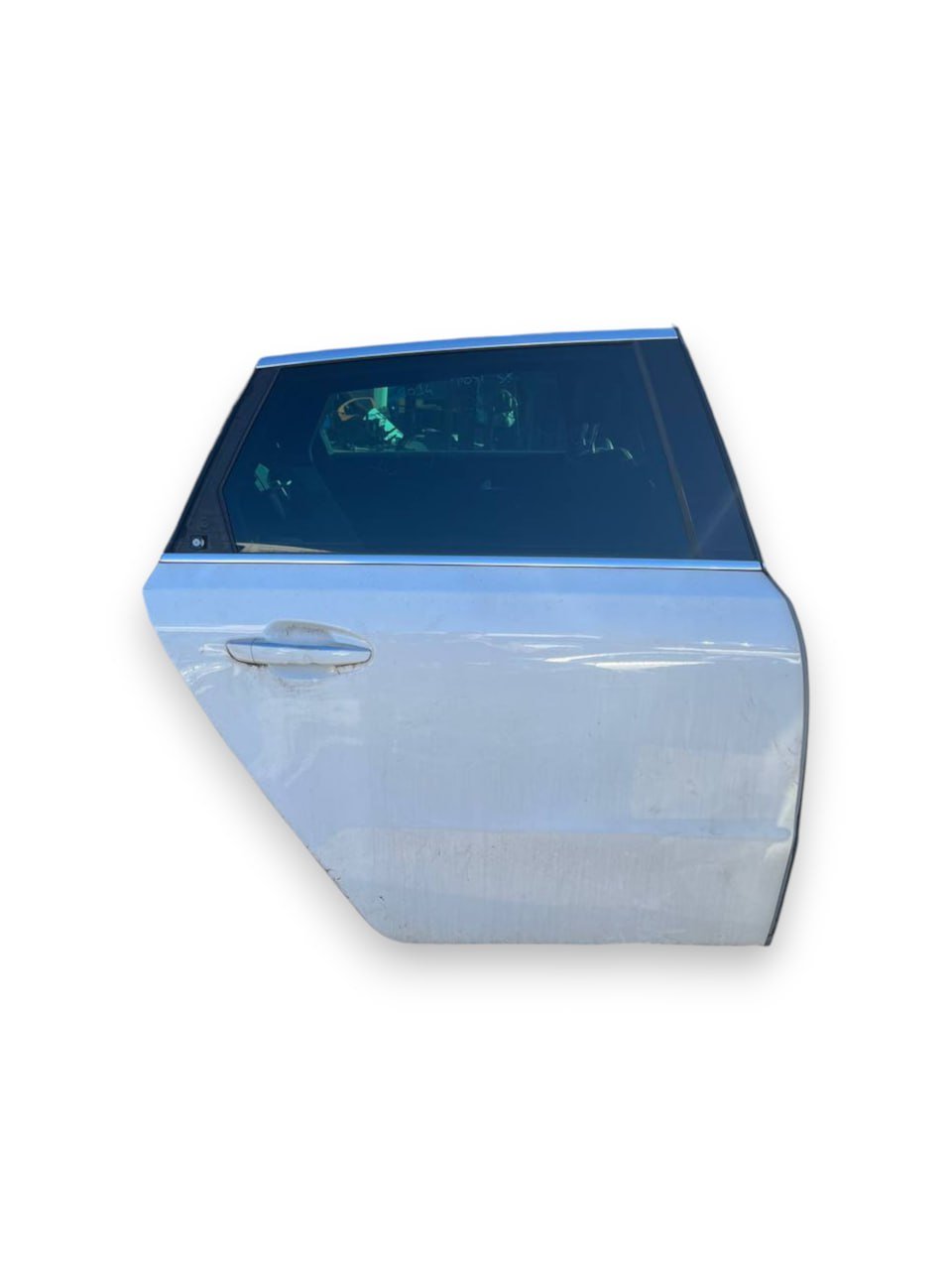 Porta / Portiera / Sportello posteriore destro (dx) Blanc Banquise Peugeot 508 SW (2014)