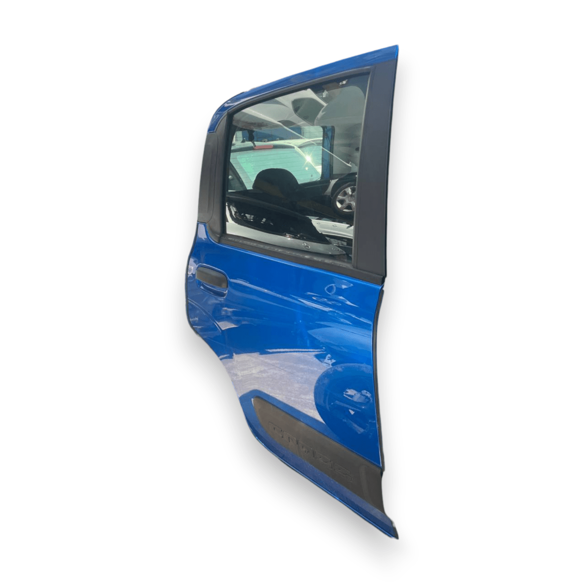 Porta / Portiera / Sportello posteriore destro (dx) Blu Fiat Panda 312 Cross (2014 -)