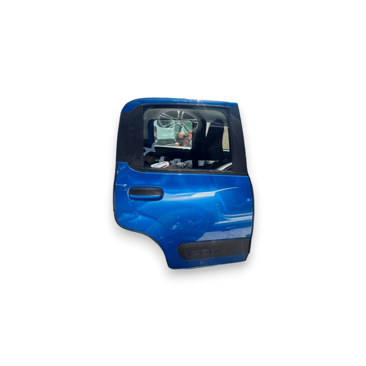 Porta / Portiera / Sportello posteriore destro (dx) Blu Fiat Panda 312 Cross (2014 -)