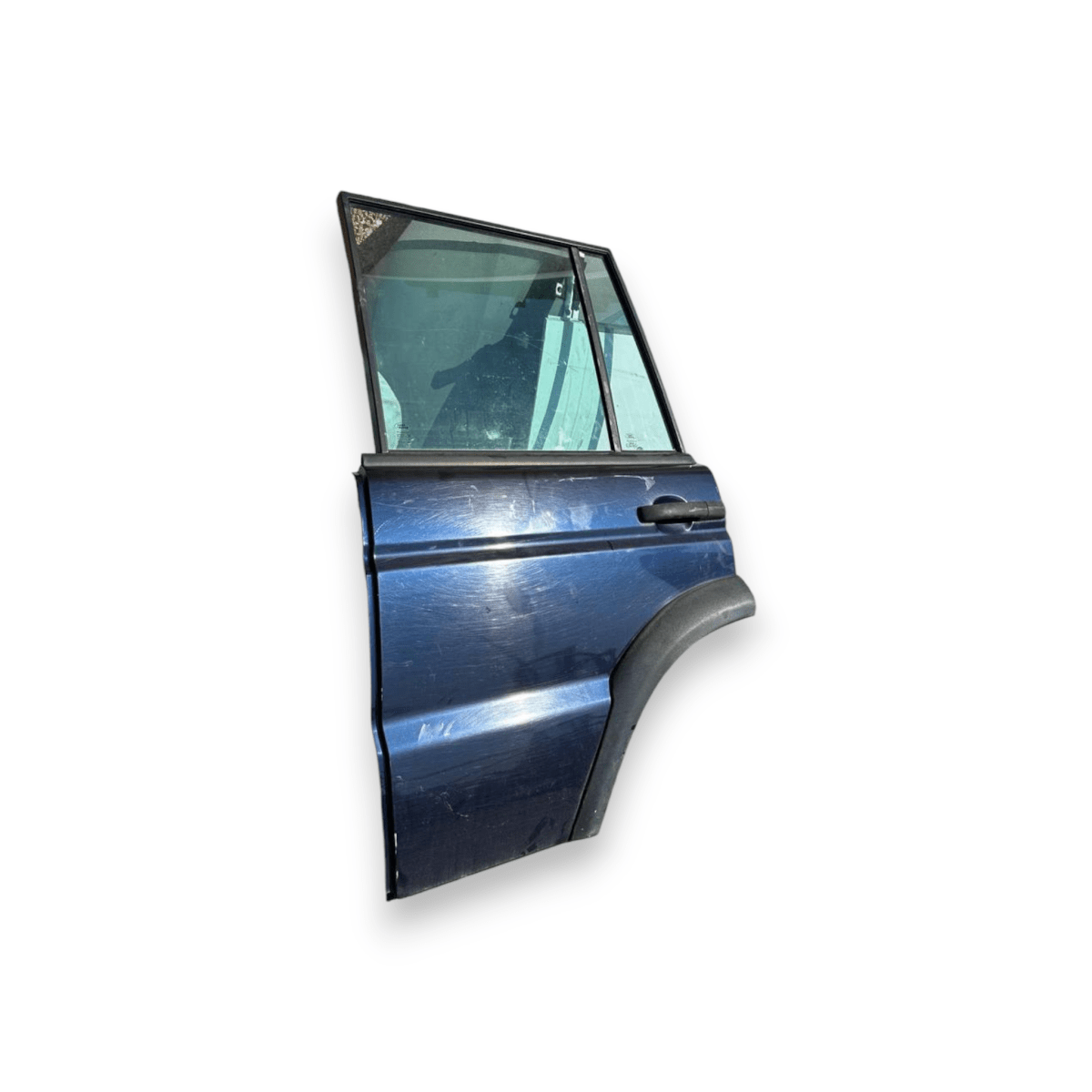Porta / Portiera / Sportello posteriore sinistra (sx) Blu Land Rover Discovery II Td5 (1998 al 2005)