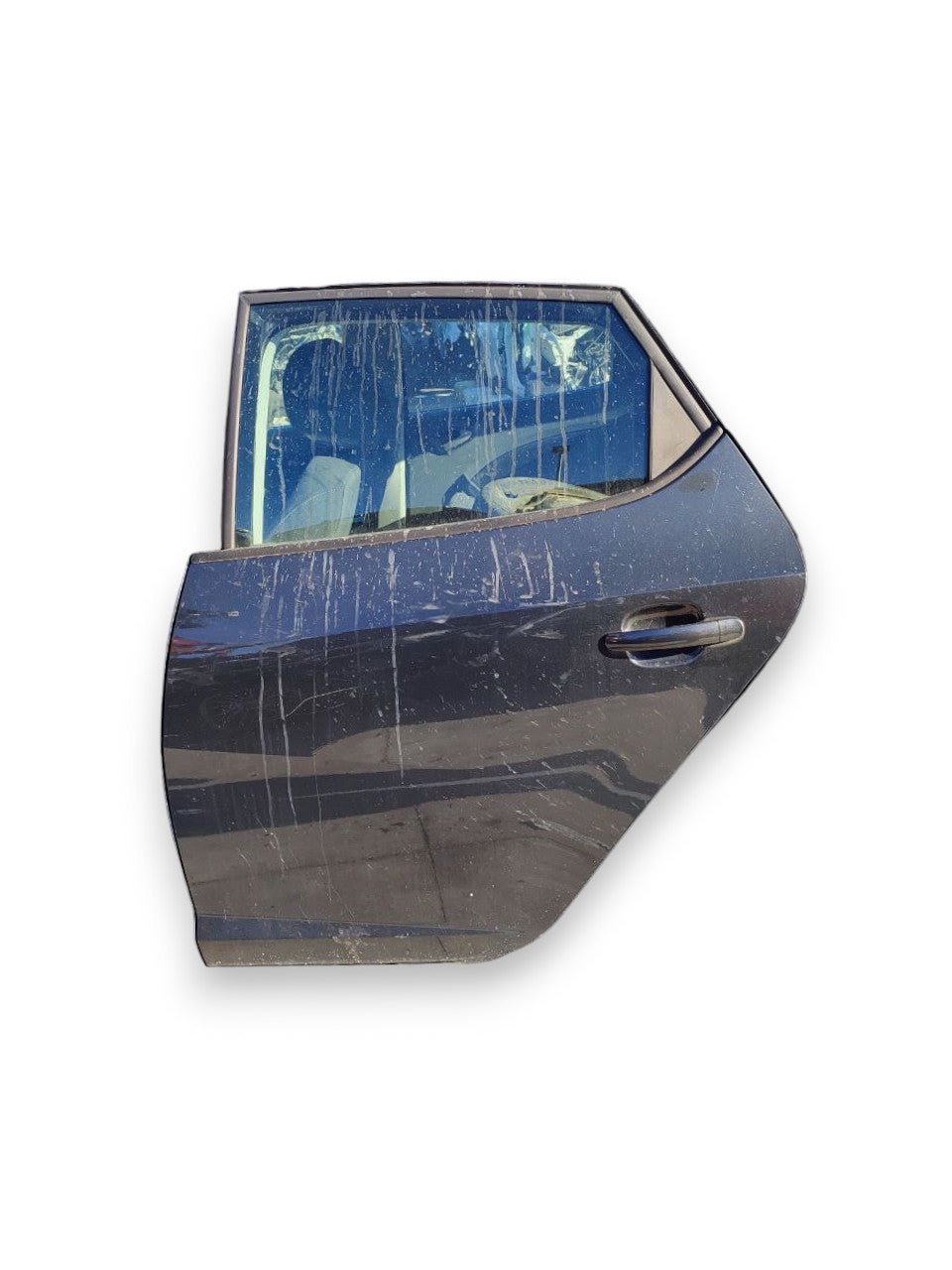 Porta / Portiera / Sportello posteriore sinistra (sx) Grigia Seat Ibiza (2009)