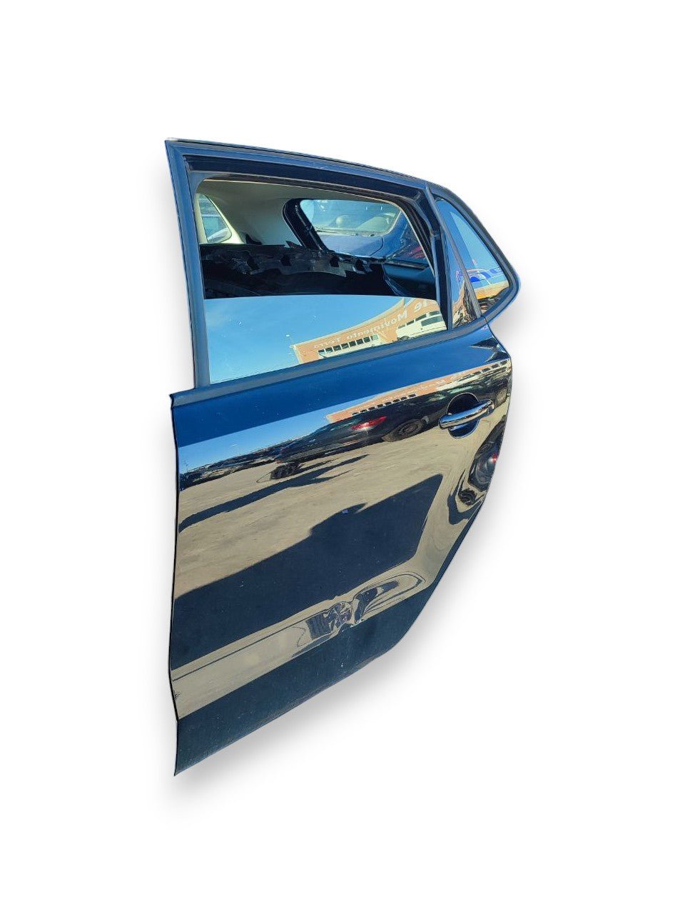 Porta / Portiera / Sportello posteriore sinistra (sx) Nera Volkswagen Polo 6R (2012)
