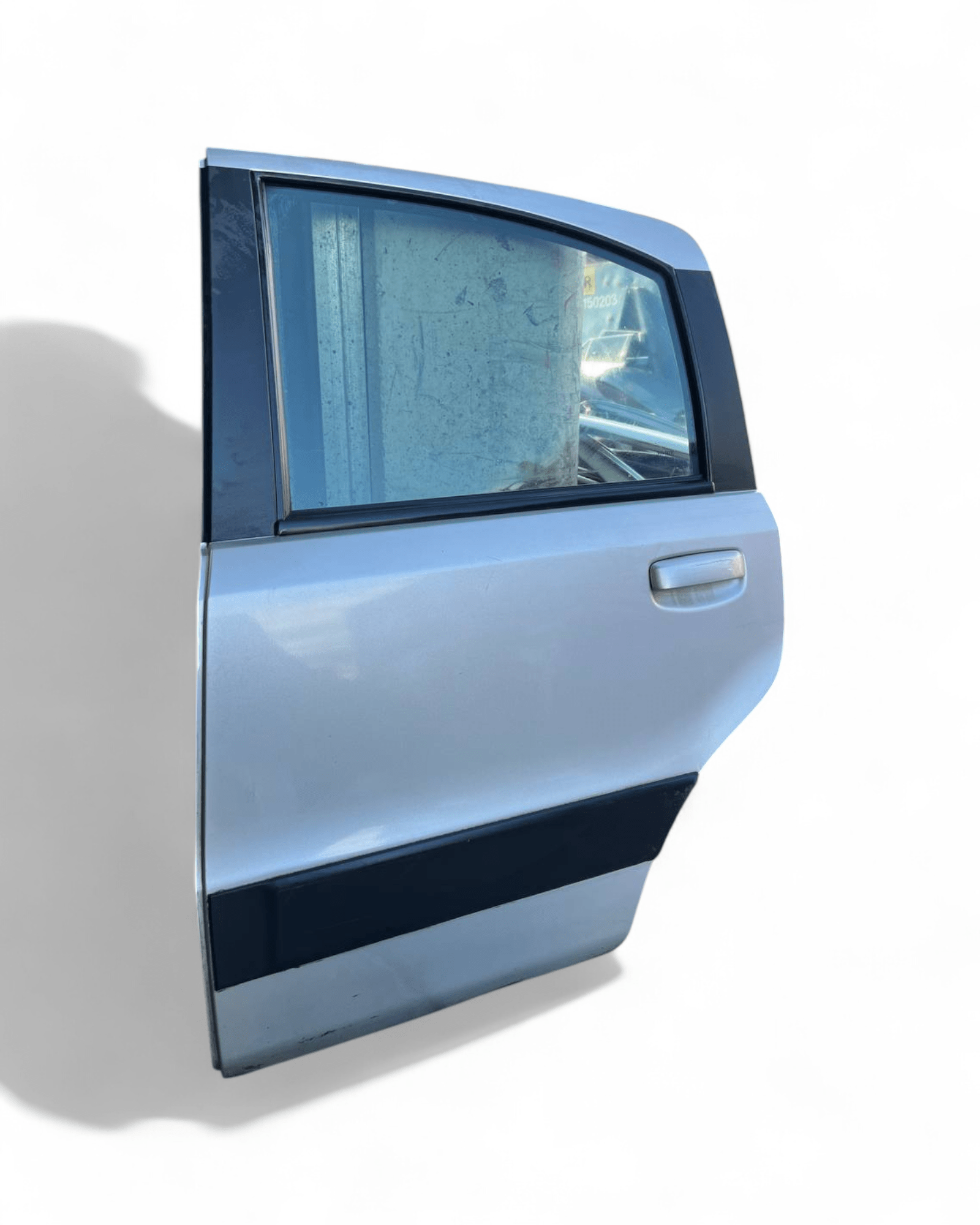 Porta / portiera / sportello posteriore sinistro grigio Fiat Panda 169 4x4 (2003-2012)