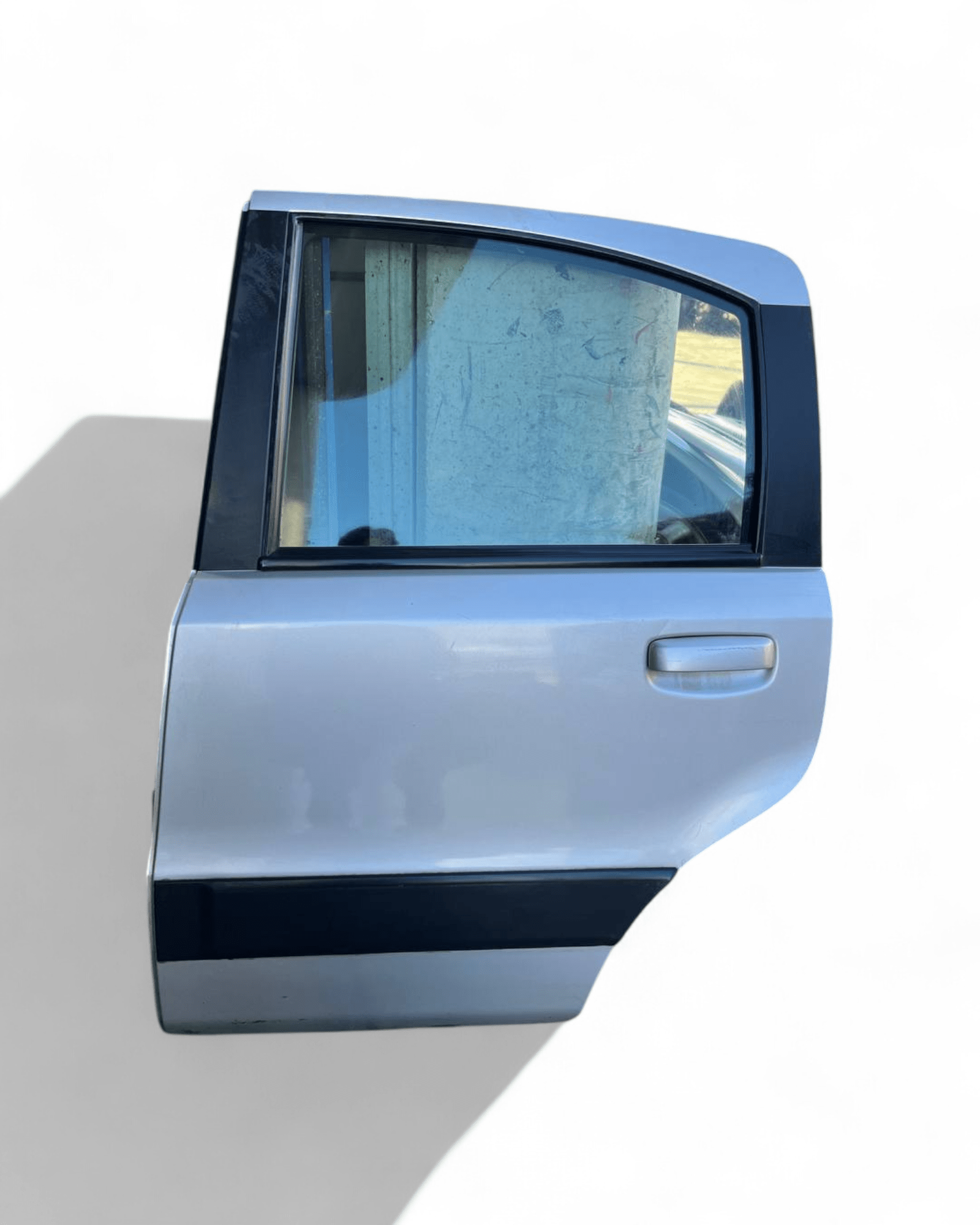 Porta / portiera / sportello posteriore sinistro grigio Fiat Panda 169 4x4 (2003-2012)