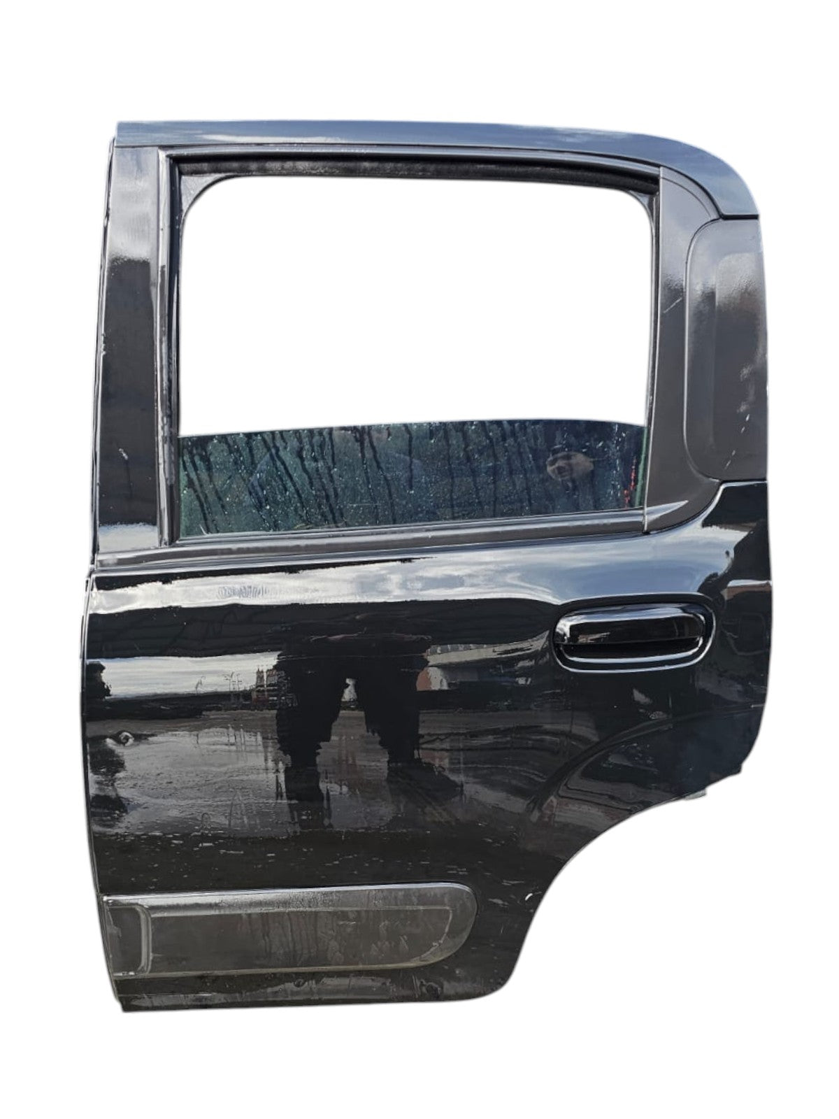 Porta / Portiera / Sportello Posteriore Sinistro Nero Fiat Panda 312 (2012->E)