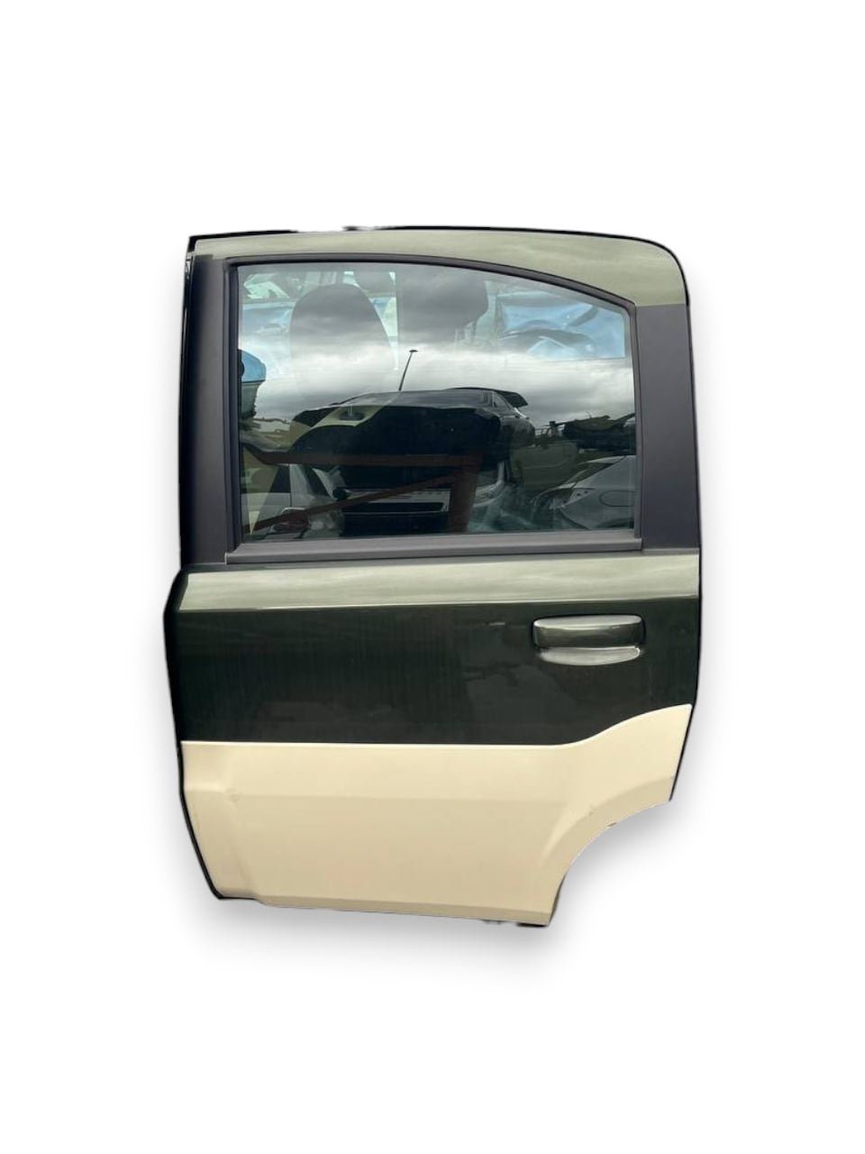 Porta / Portiera / Sportello posteriore sinistro (sx) Verde Ranger Fiat Panda 169 Cross (2009)