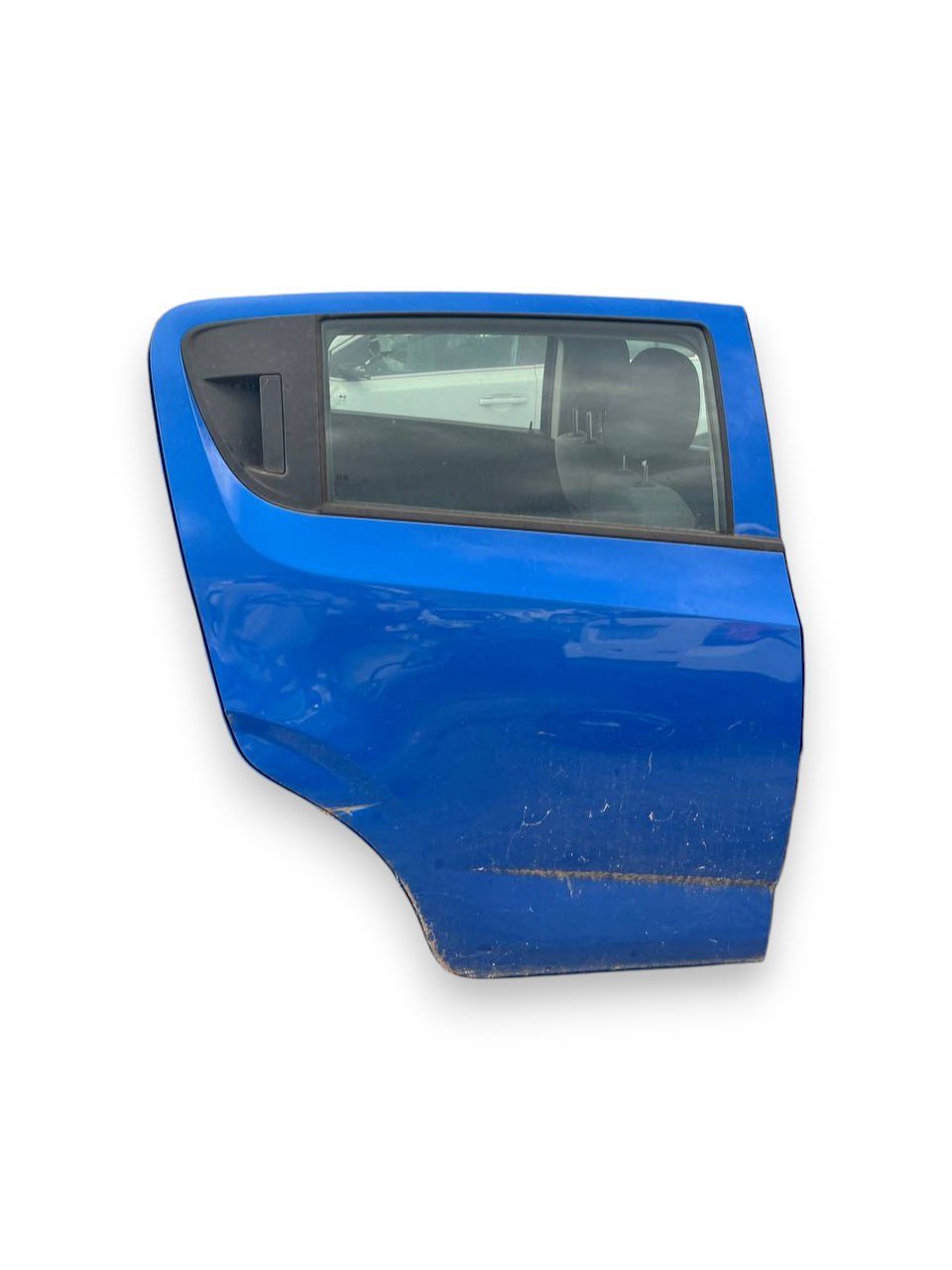 Porta posteriore destra blu elettrico Chevrolet Aveo (2011-2020) / portiera / sportello