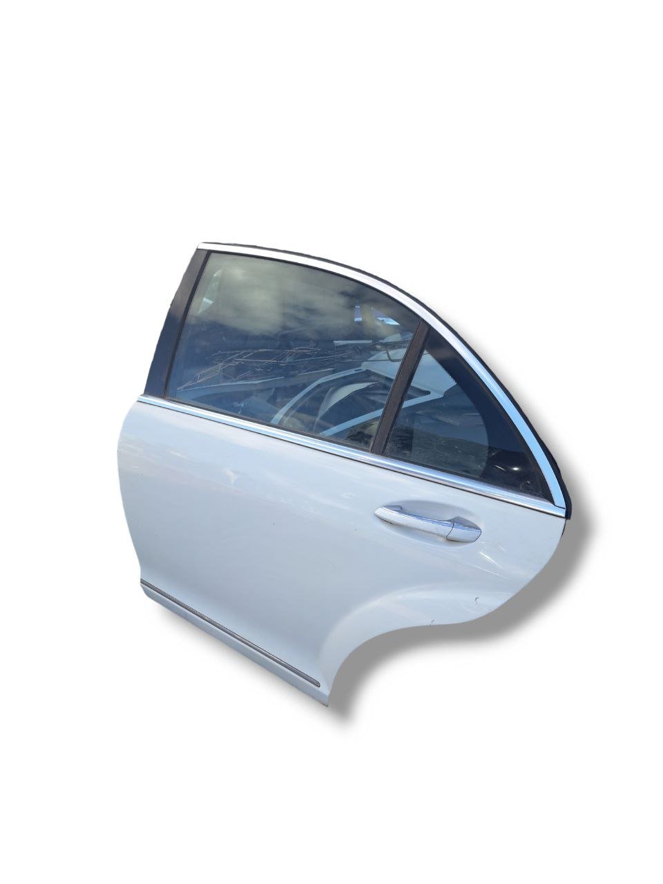 Porta Posteriore sinistra bianca Mercedes-Benz Classe S W221 (2006-2013) Portiera / Sportello