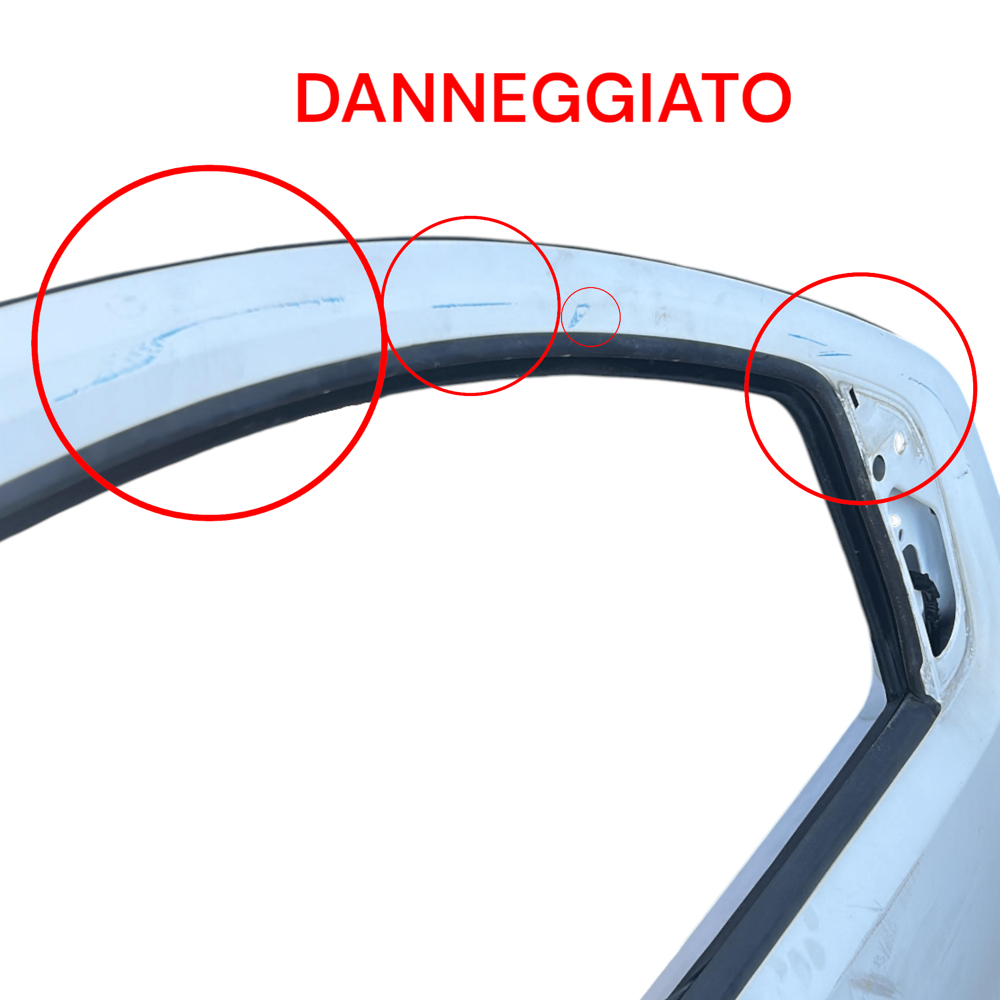 Portiera Anteriore Destra Bianca Fiat Qubo (2008 > 2019) Porta / Sportello