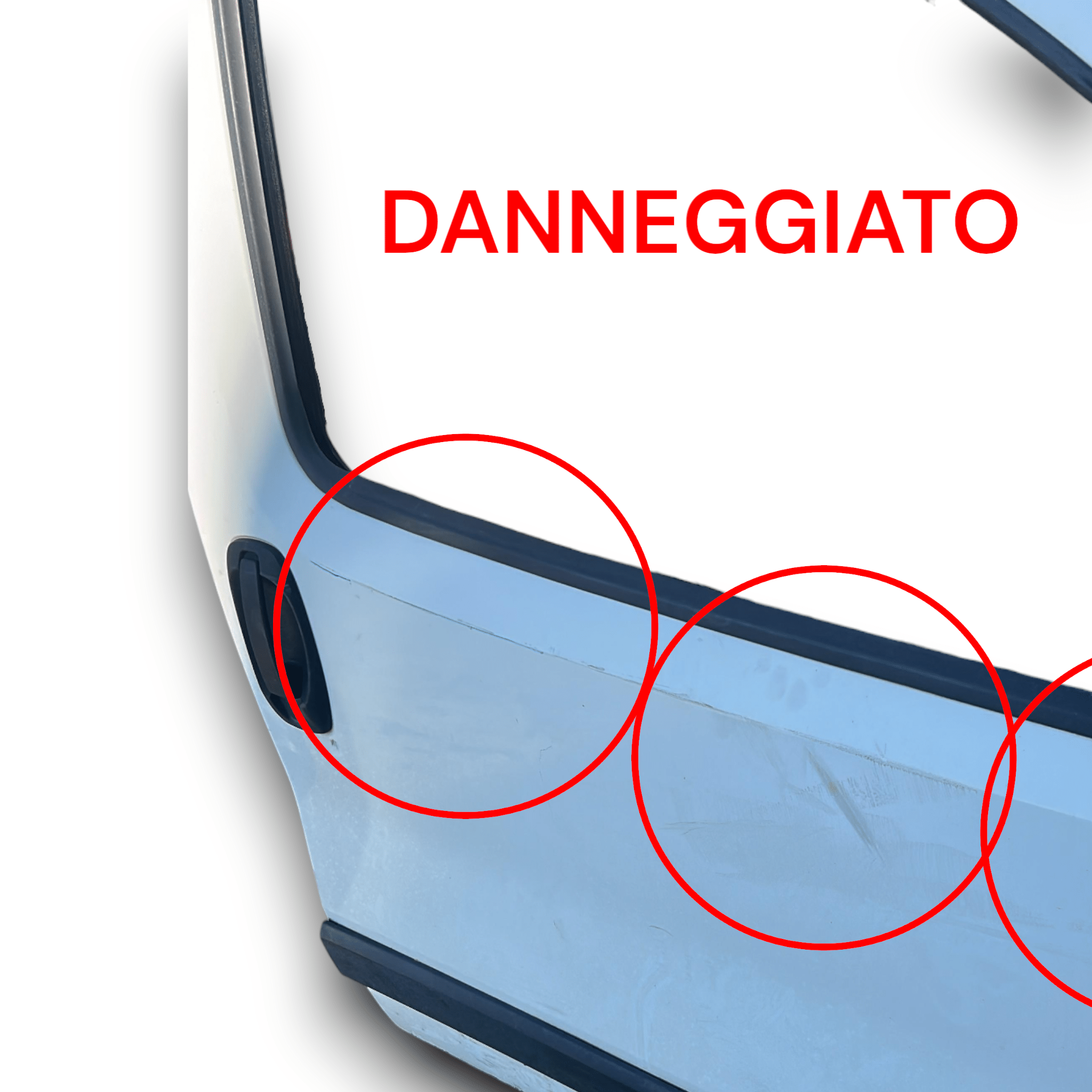 Portiera Anteriore Destra Bianca Fiat Qubo (2008 > 2019) Porta / Sportello