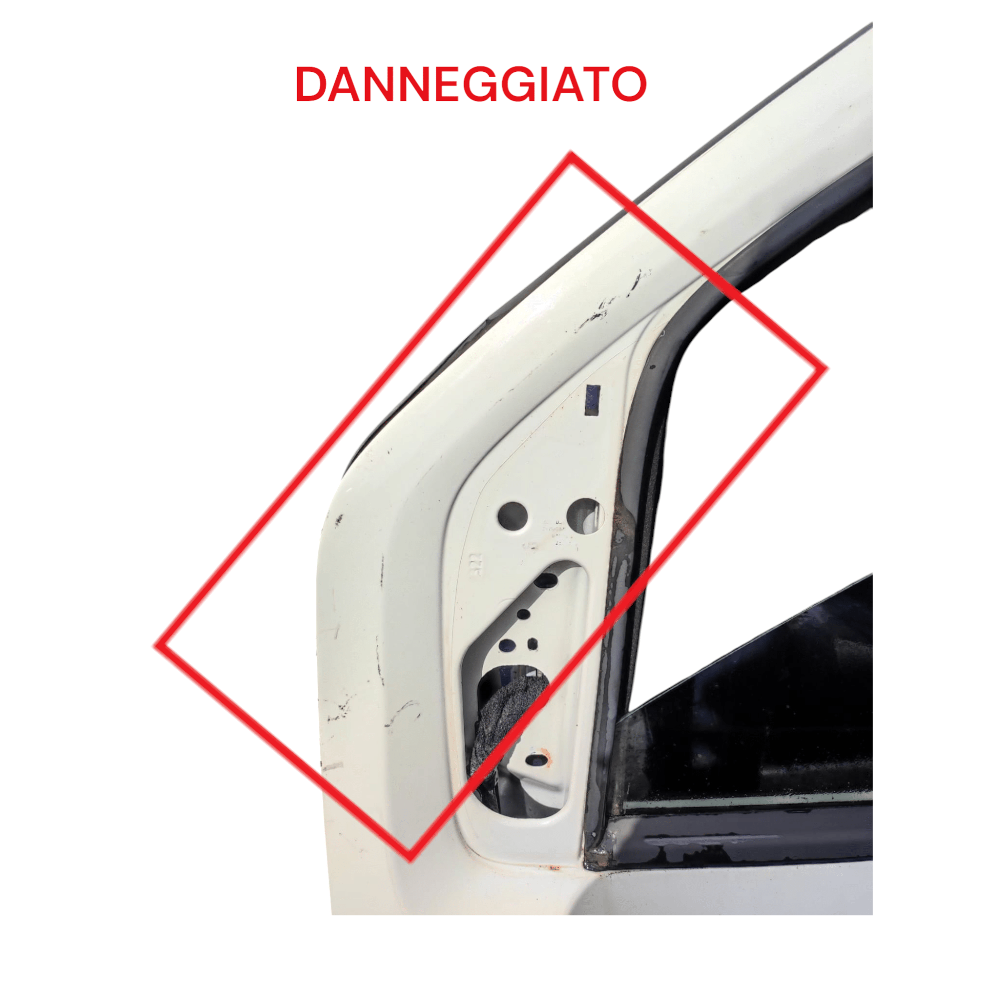 Portiera Anteriore Sinistra Bianca Fiat Qubo (2008-2019)