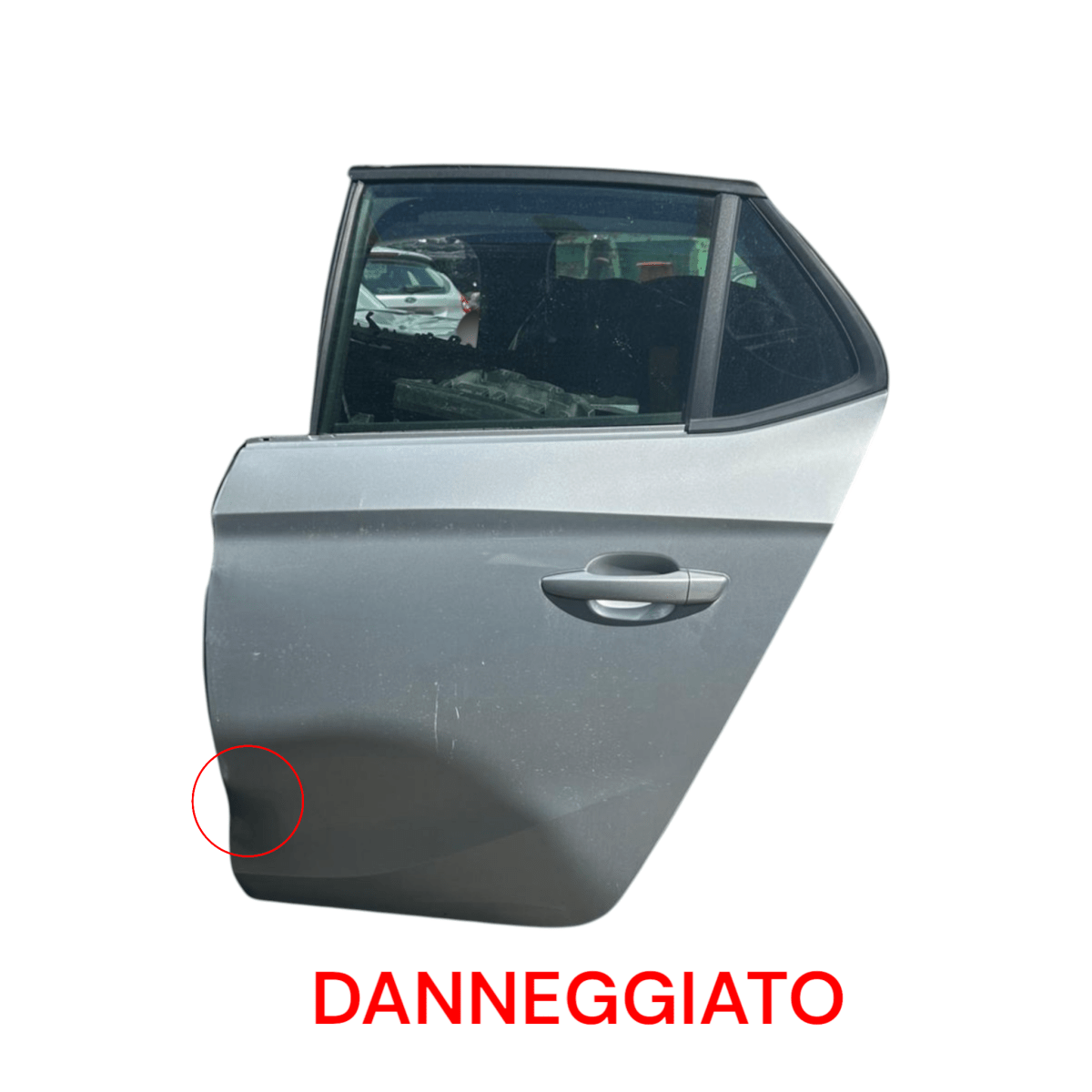 Portiera Posteriore Sinistra Abalone White Opel Corsa F (2019 > ) Porta / Sportello