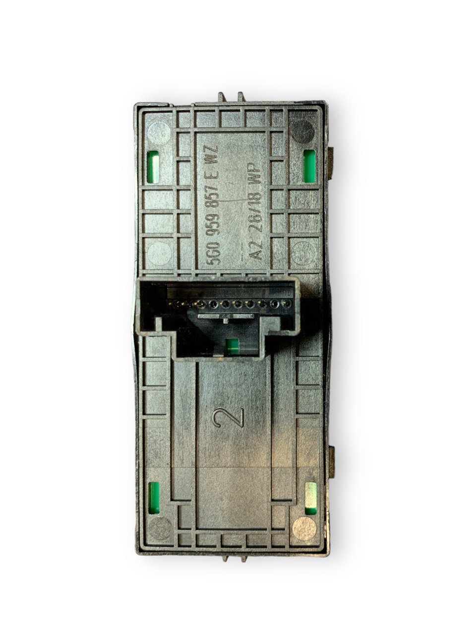 Pulsantiera Alzacristalli Anteriore Sinistra Sx Volkswagen Golf VII (2016) cod.5G0959857E
