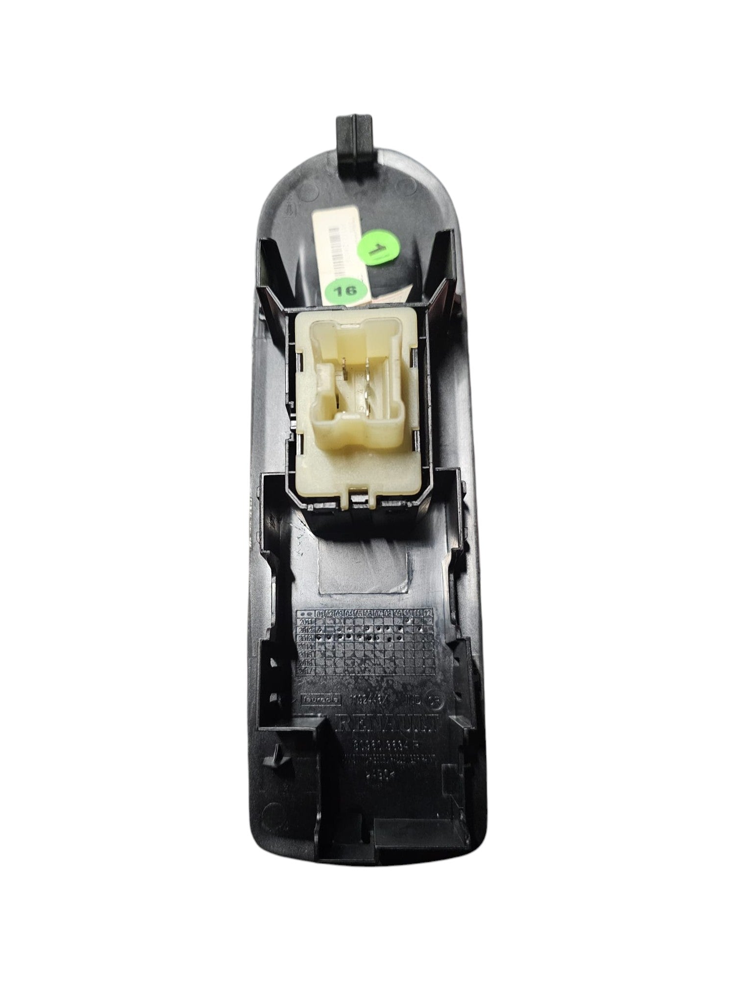 Pulsantiera Alzavetro Anteriore Destro Renault Clio IV Cod:809603634R (2012-2021)