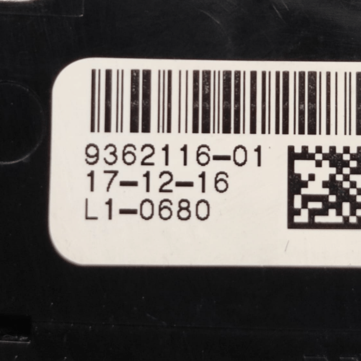 Pulsantiera Alzavetro Anteriore Sinistro Bmw X5 F15 COD: 936211601 (2013-2018)