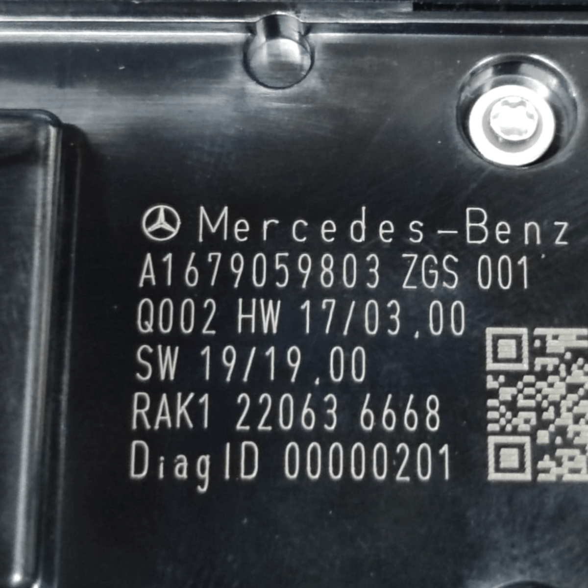 Pulsantiera alzavetro anteriore sinistro mercedes cla x118 cod: a1679059803 (2019-2025)