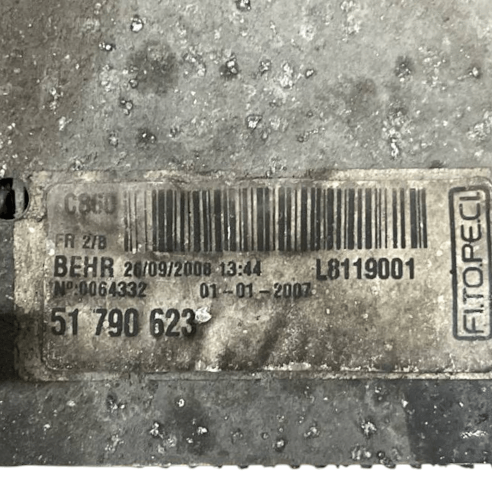 Radiatore / intercooler Fiat Qubo / Fiorino 1.3 diesel (2009-2019) cod.51790623