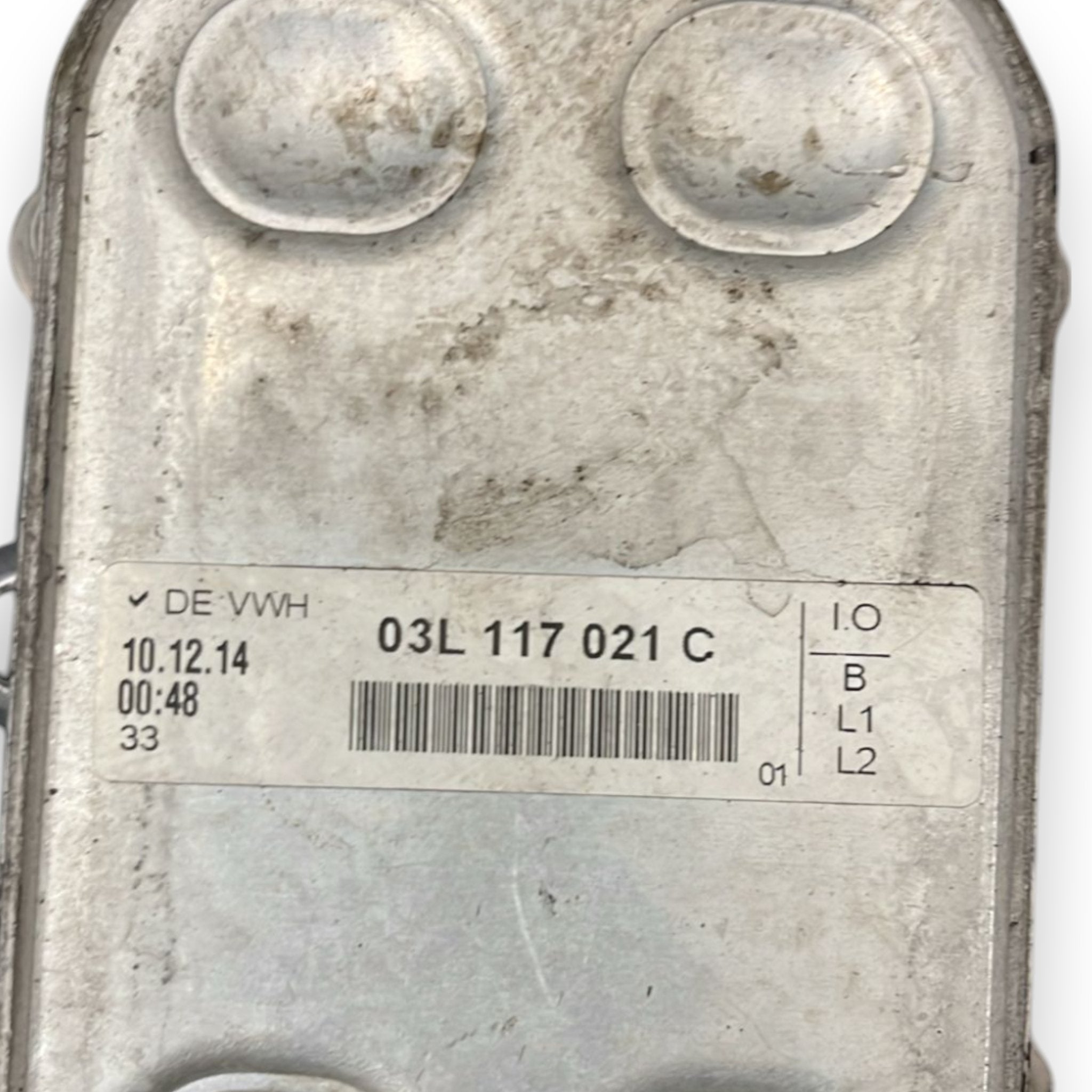 Radiatore Olio Motore Audi A1 (8X) cod:03L117021C 1.6 Diesel (2010 > 2018 ) Scambiatore Di Calore