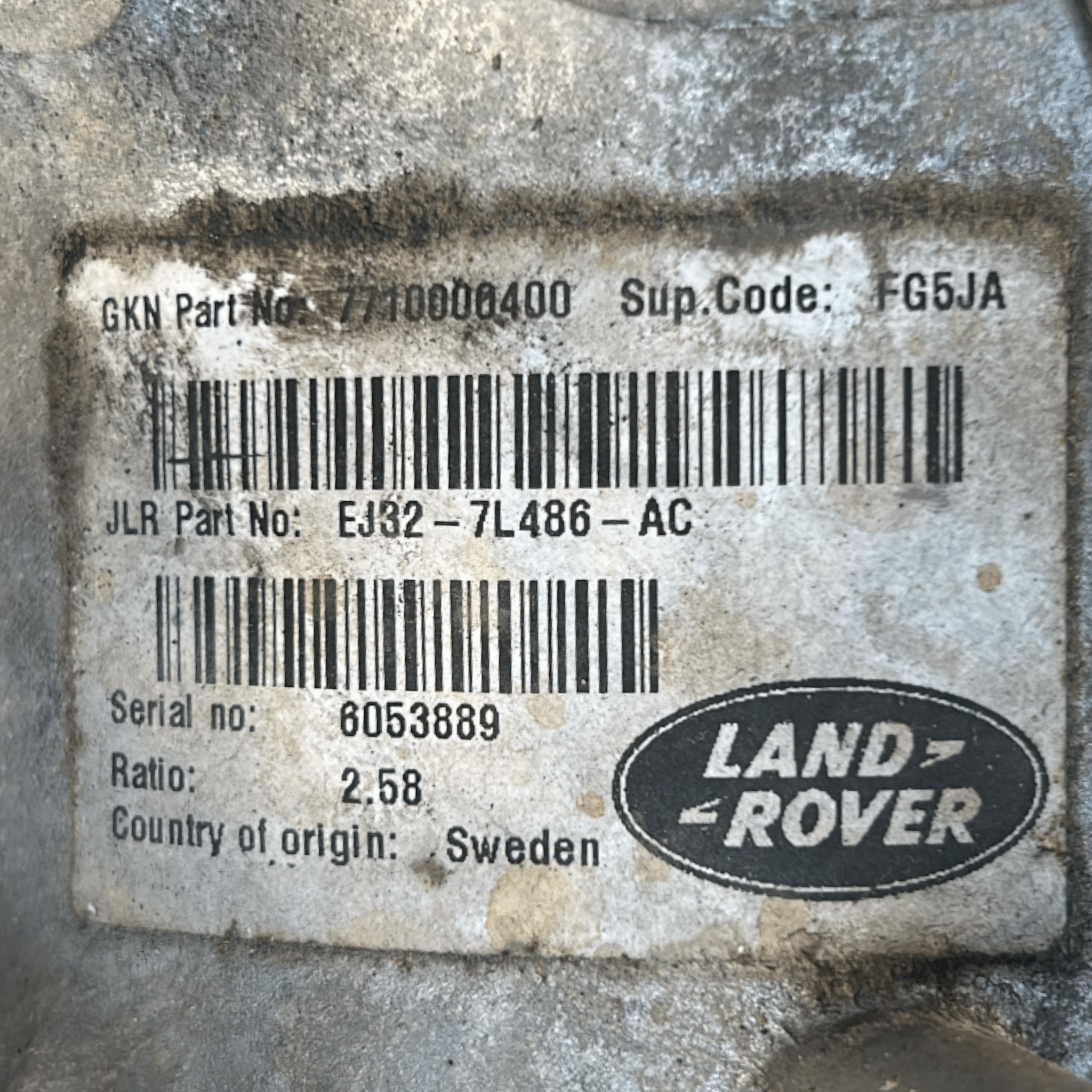 Ripartitore Di Coppia Range Rover Evoque (L538) cod.EJ32-7L486-AC 2.0 Diesel (4x4) (2011 > 2018)