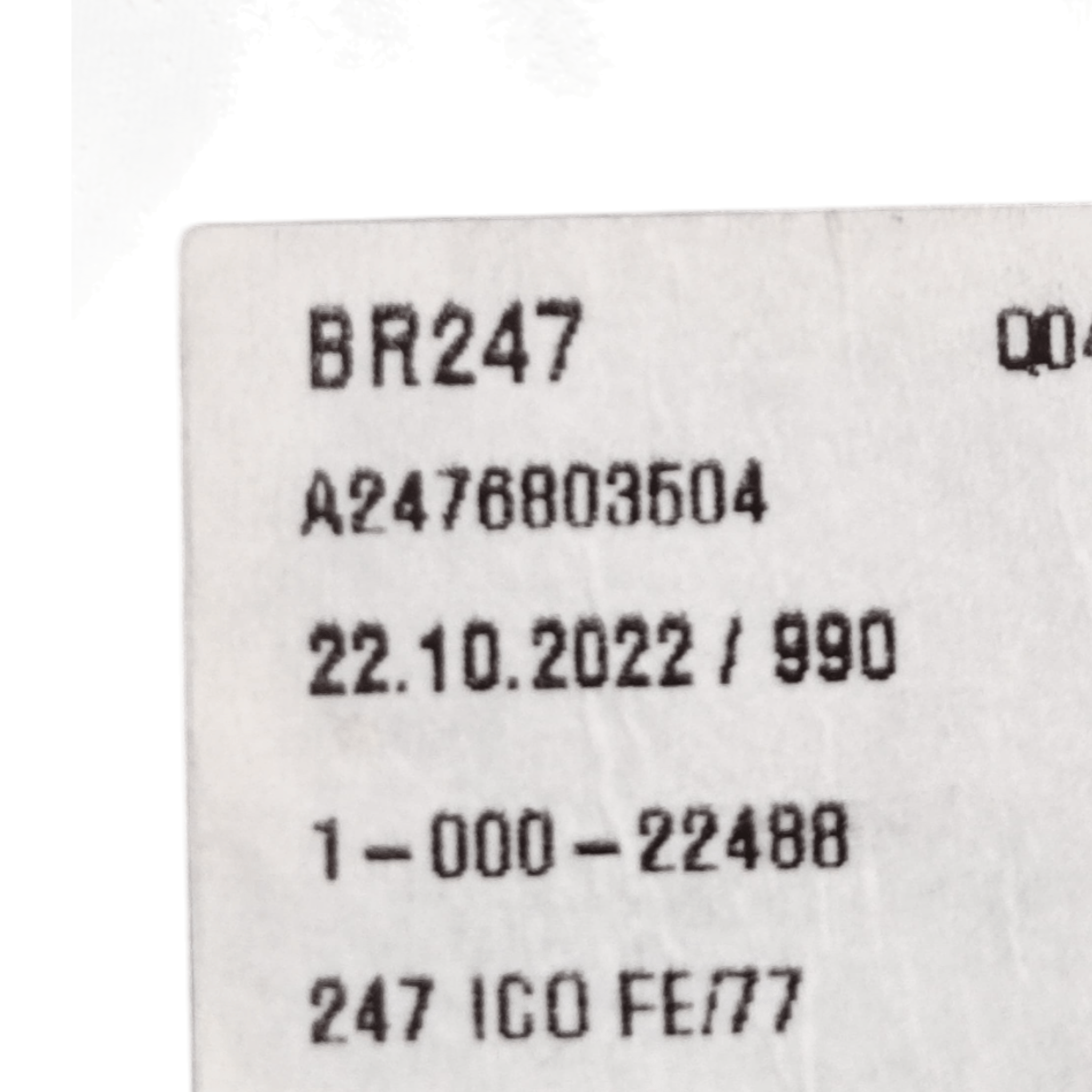 Rivestimento Cruscotto Mercedes Benz GLA H247 COD: A2476803504 (2020>)