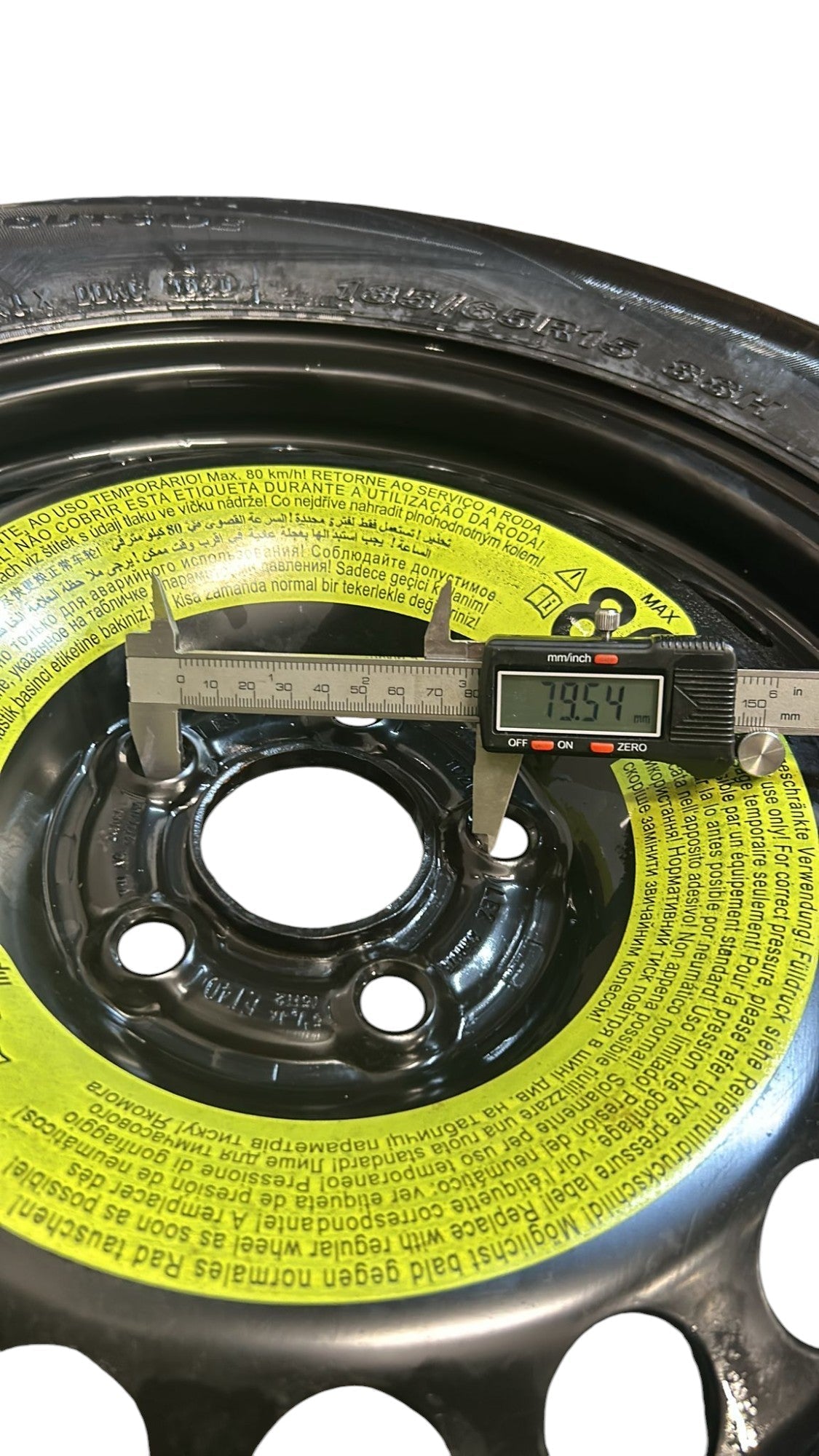 Ruota Di Scorta + Kit Riparazione Volkswagen Polo (AW1) (2017 > ) 185-65 R15
