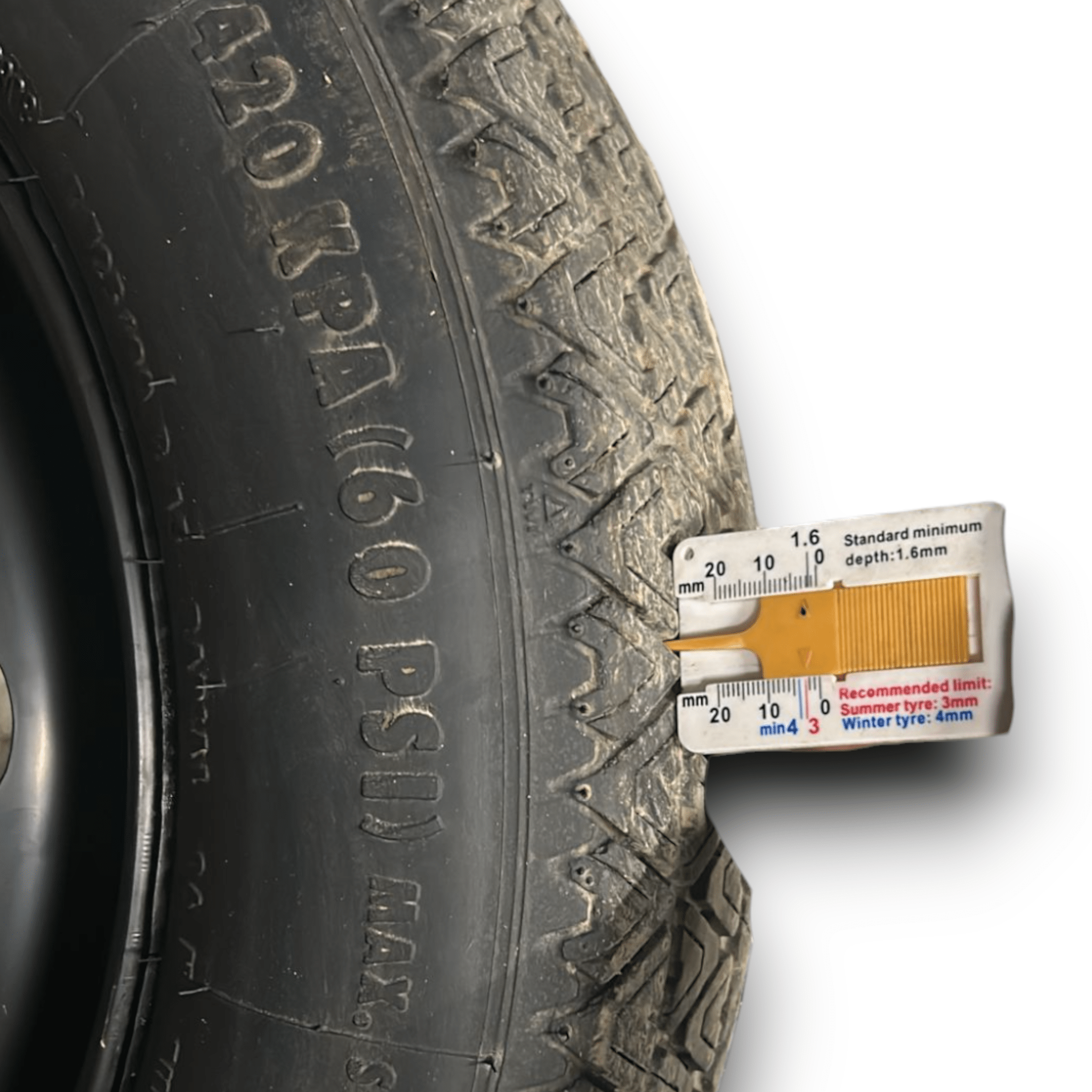Ruota / Ruotino Di Scorta Nero Raggio 15 lancia Delta (2008 > 2014) cod:00517645070 125/90 r15