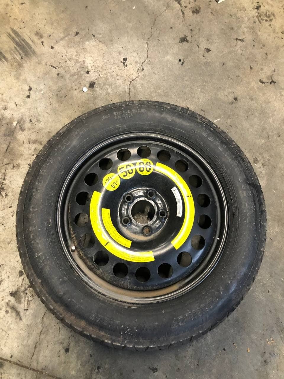 Ruotino di scorta Mercedes ML w164 R18