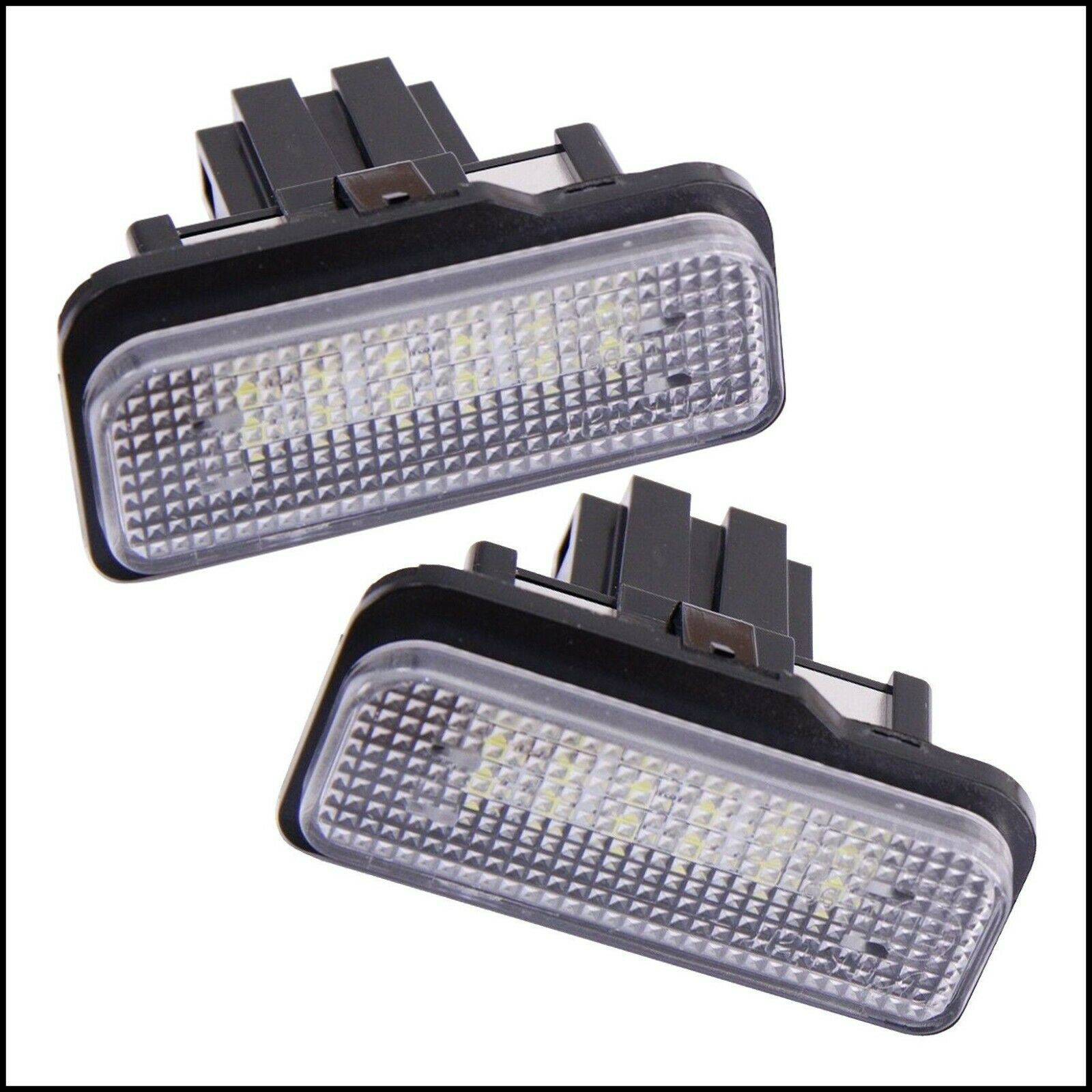 Lampadine Placchette Luci Targa Led Specifiche Adattabile Mercedes-Benz Classe C (S203) dal 2001-2007 BIBA-RICAMBI