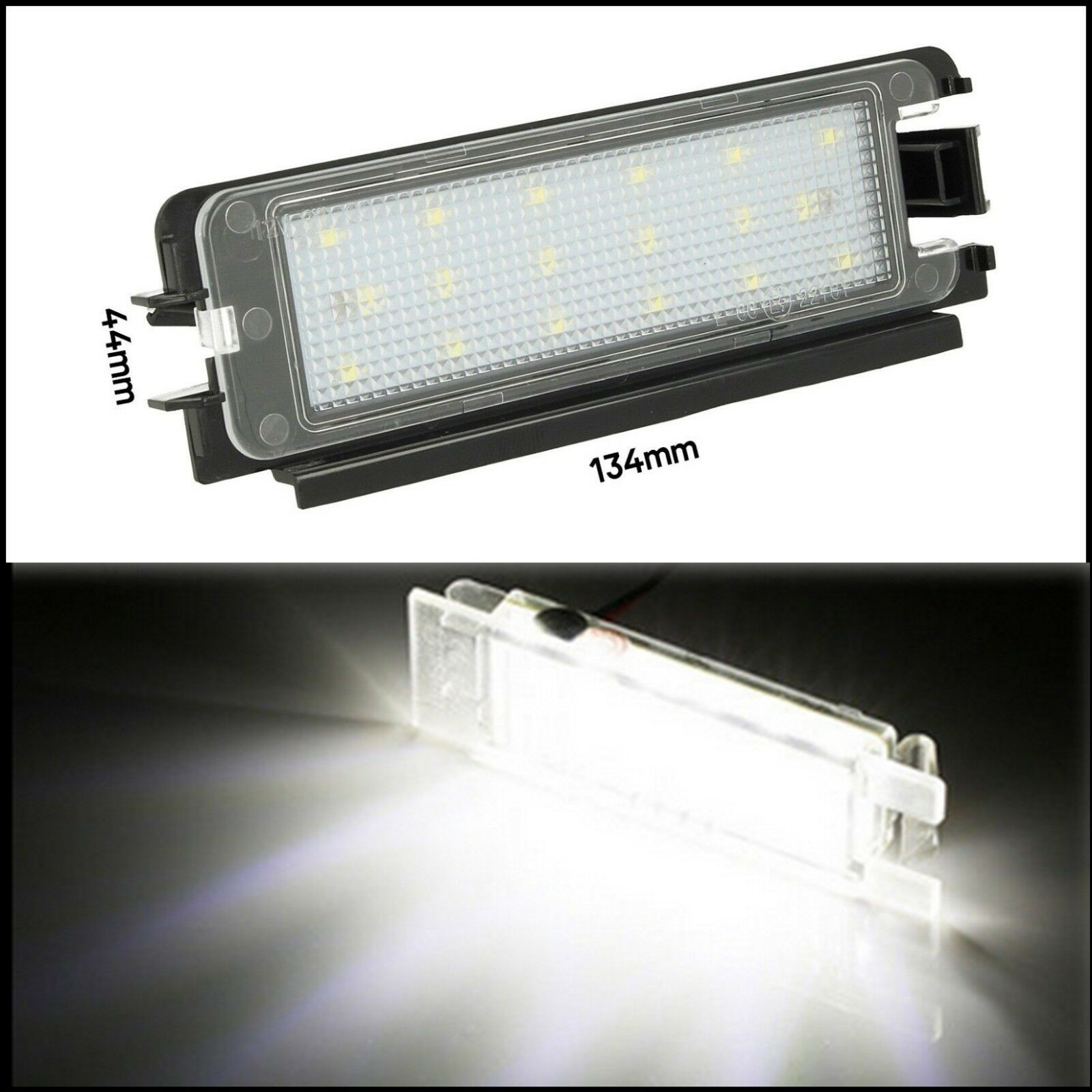 Lampadine Placchette Luci Targa Led Specifiche Adattabile Dacia Logan II dal 2012> BIBA-RICAMBI