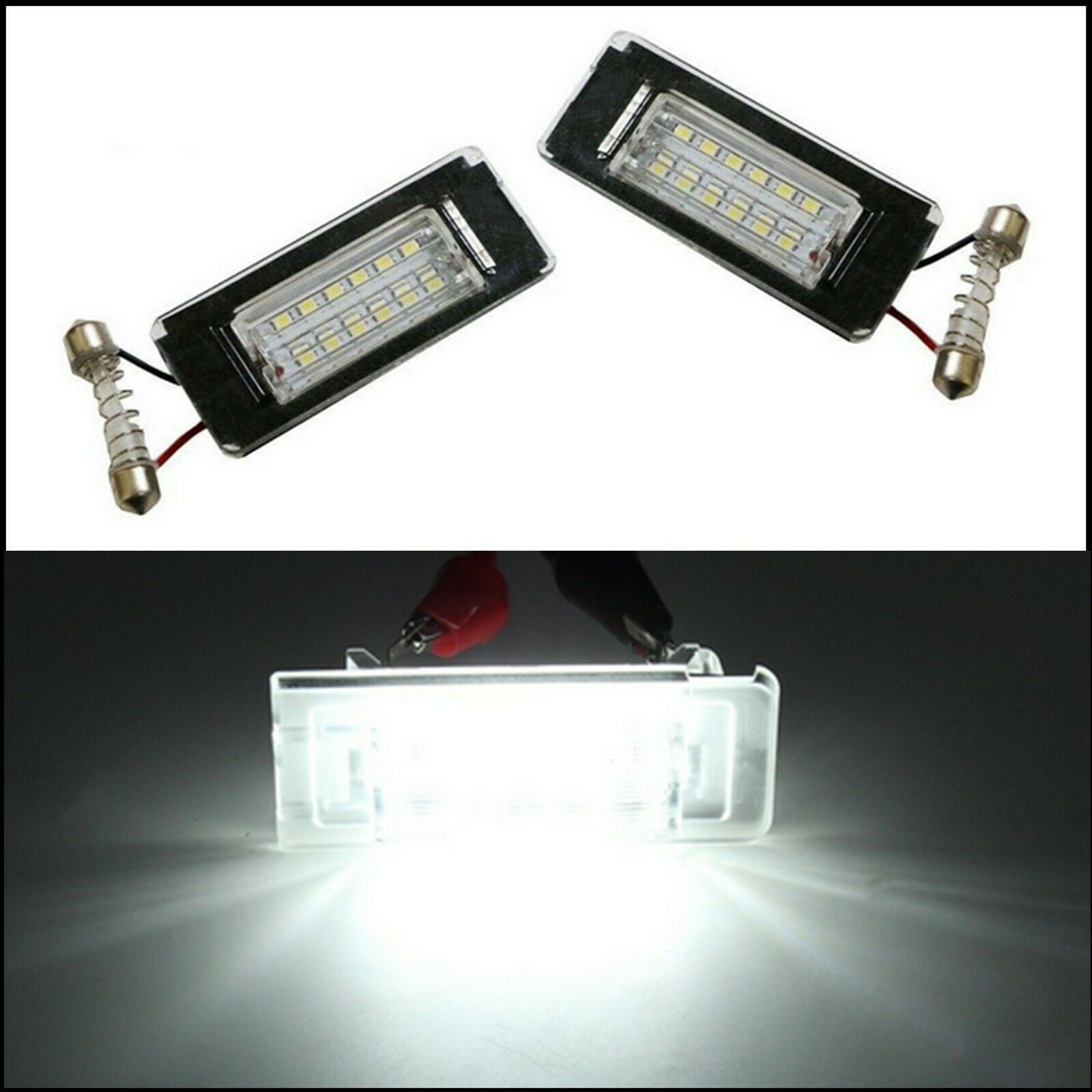 Lampadine Placchette Luci Targa Led Specifiche Adattabile Mini (R56) dal 2005-2014 BIBA-RICAMBI