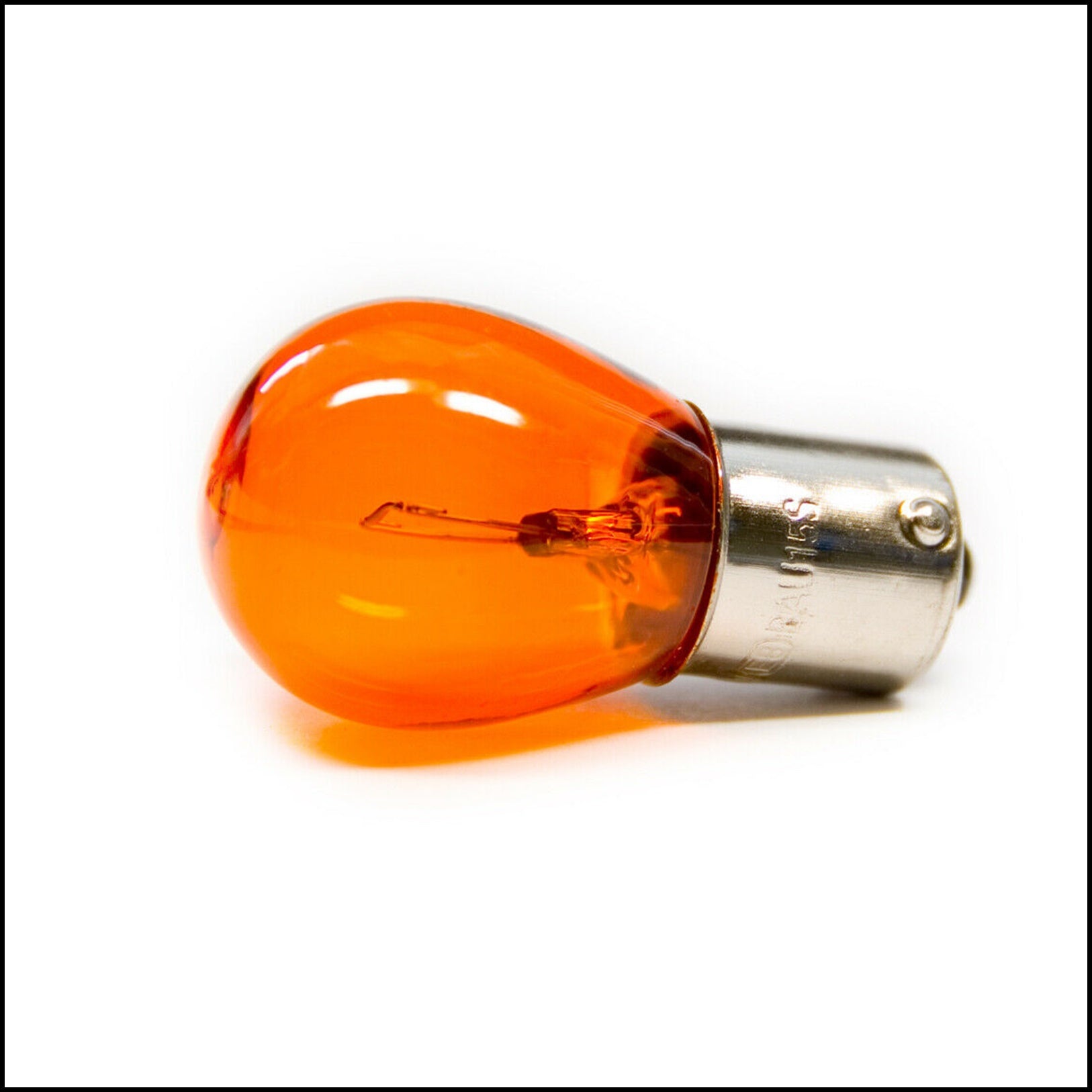 Lampadina Freccia Indicatore BAU15S S25 12v/21w Amber (10 pzz) BIBA-RICAMBI