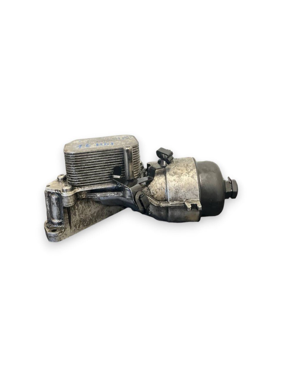 Scambiatore Calore + Supporto Filtro Olio Citroen C4 Picasso / Citroen C3 / Peugeot 307 / Peugeot 308 / Peugeot 207 / Ford Focus / Peugeot 3008 1.6 hdi (2006 al 2013) cod: 9656970080