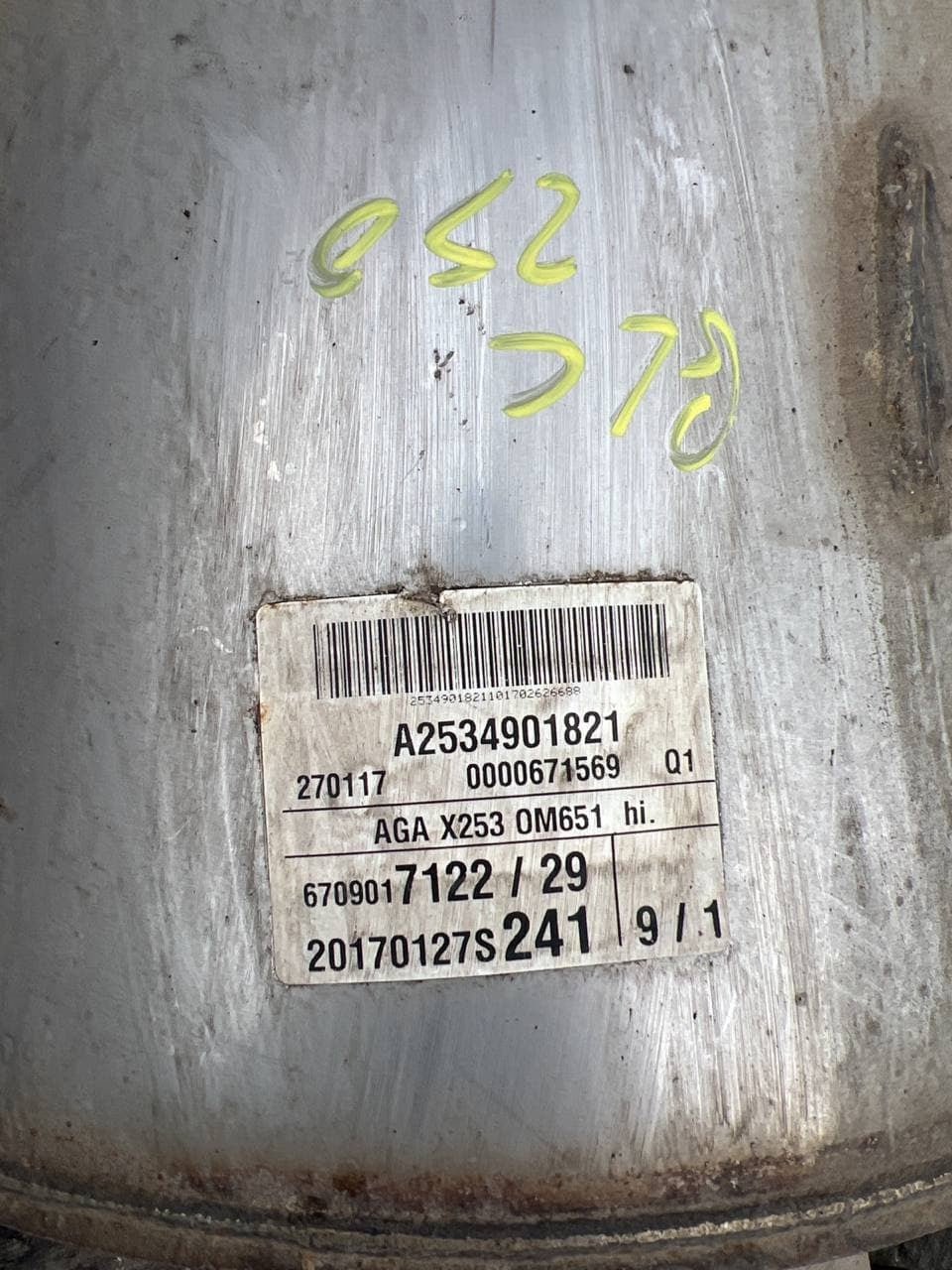 Scarico completo Mercedes Glc 250 cdi a2534901821