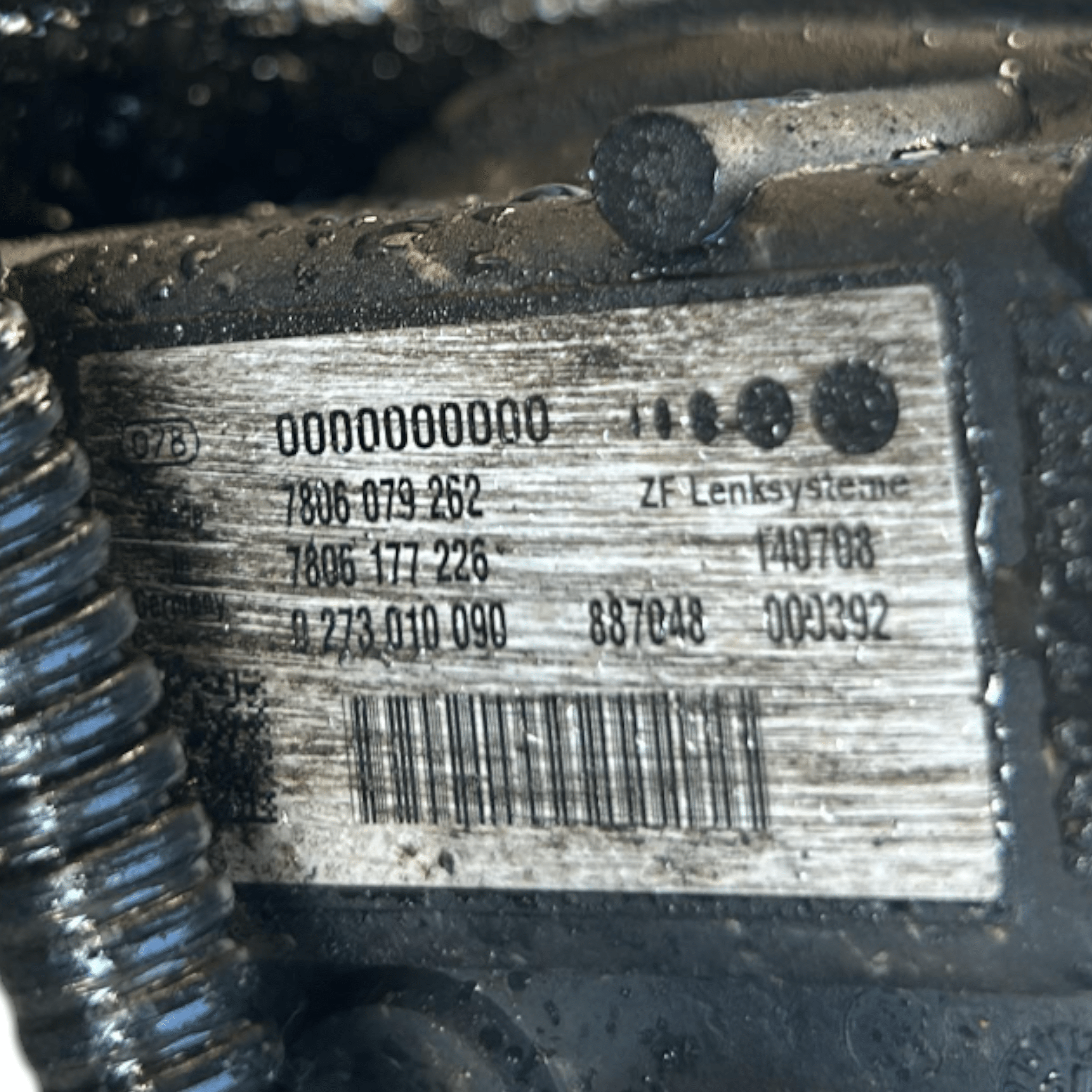 Scatola Dello Sterzo BMW Serie 3 (E91) SW cod.678526702 2.0 Diesel (2005 > 2013) Scatola Guida