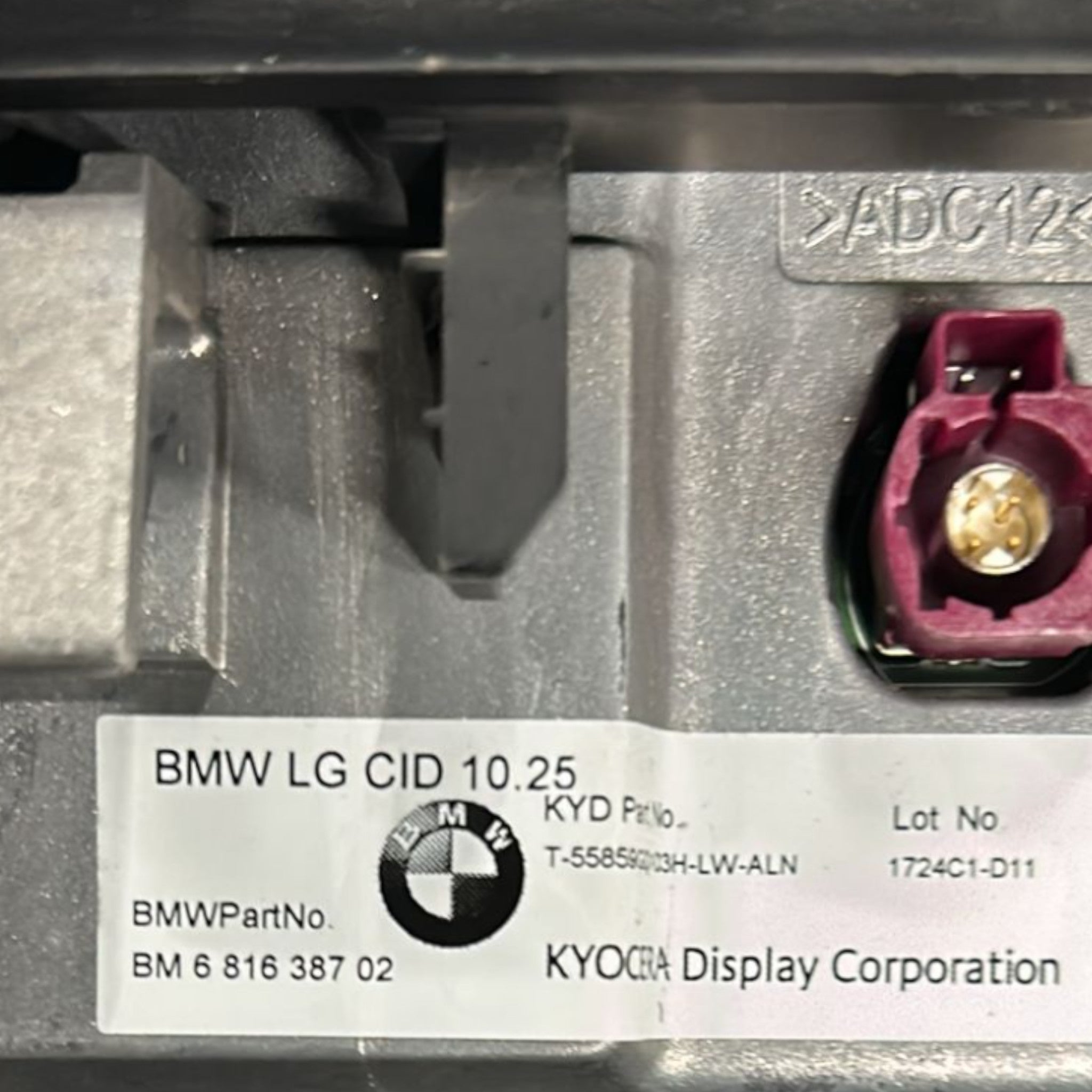 Schermo / Dispaly Bmw X5 F15 cod:681638702 (2013 > 2018)