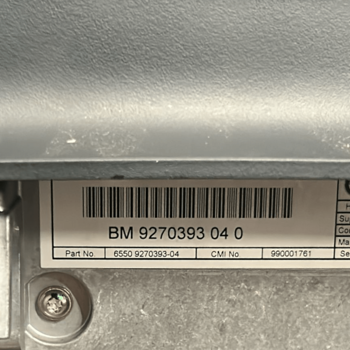 Schermo / display bmw serie 3 f30 cod:927039304 (2013 > 2019)