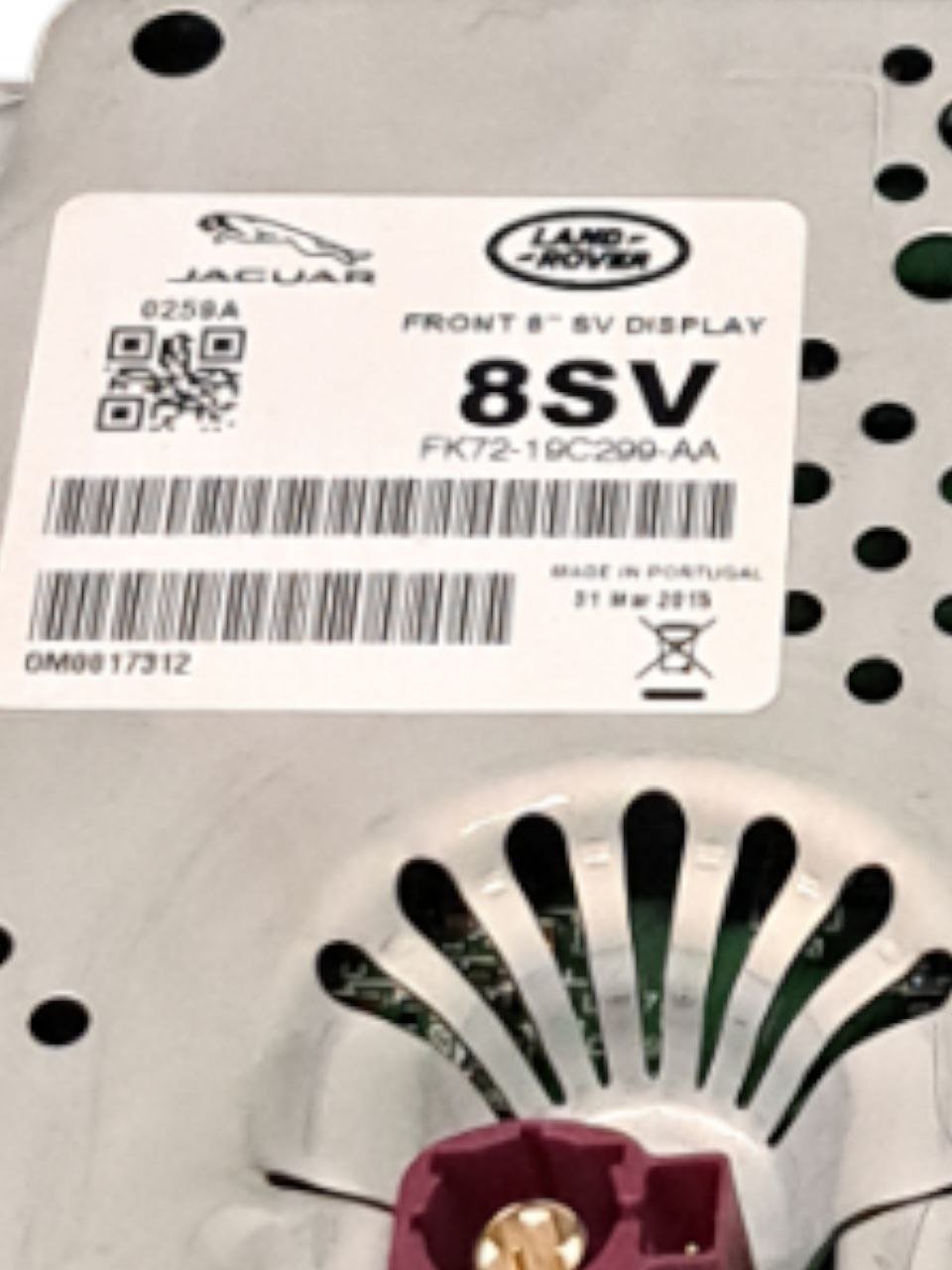 Schermo / Display Multifunzione Jaguar XF COD:FK72-19C299-AA (2015>)